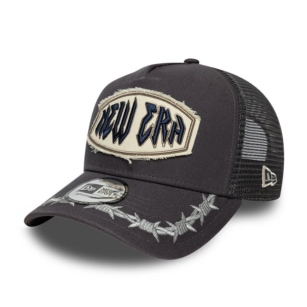 Distressed Patch Trucker Cap