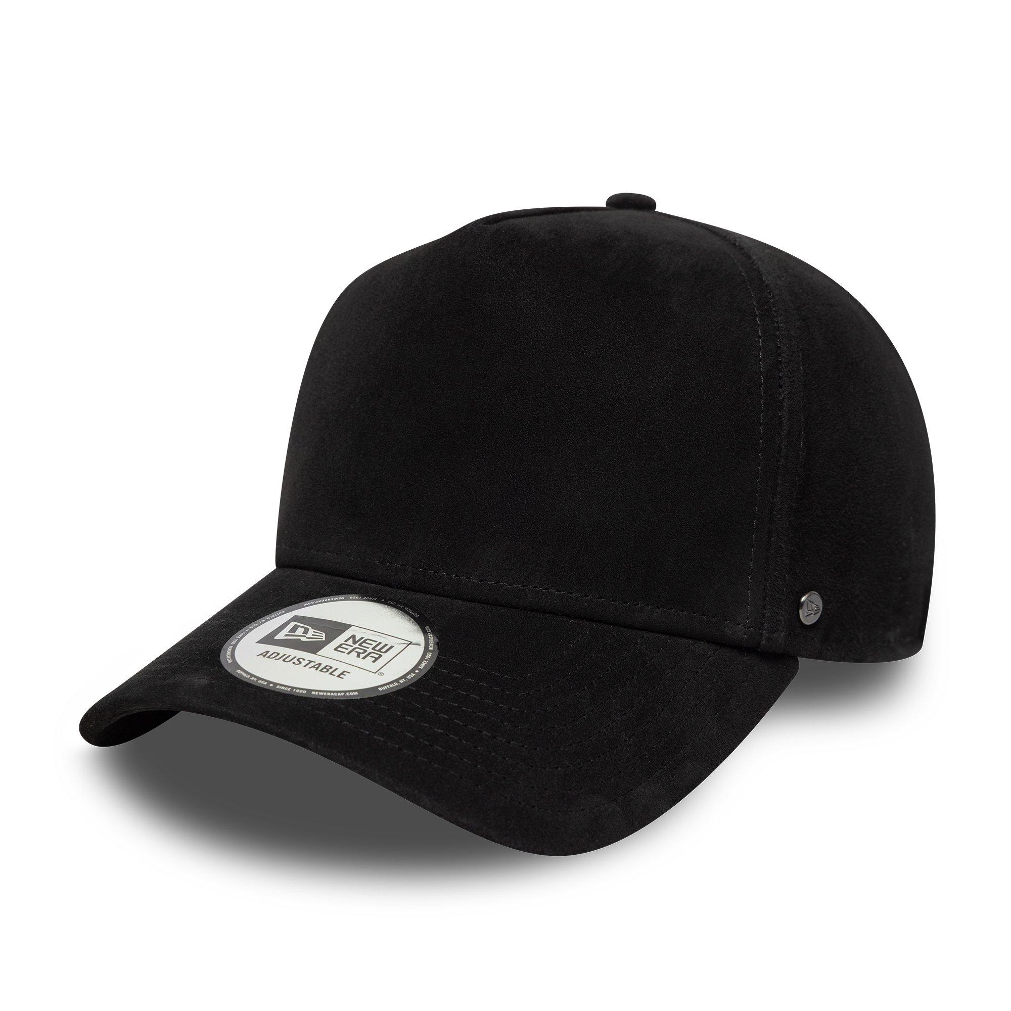 NE Black - New Era - Suede 9FORTY E-Frame Adjustable Cap - 1