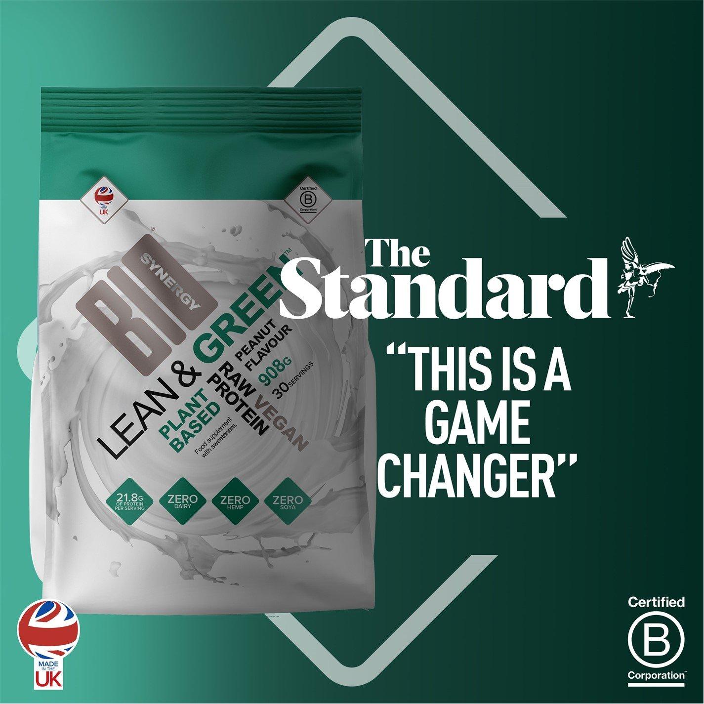 Peanut - Bio-Synergy - Lean & Green vegan protein - peanut - 908g - 3