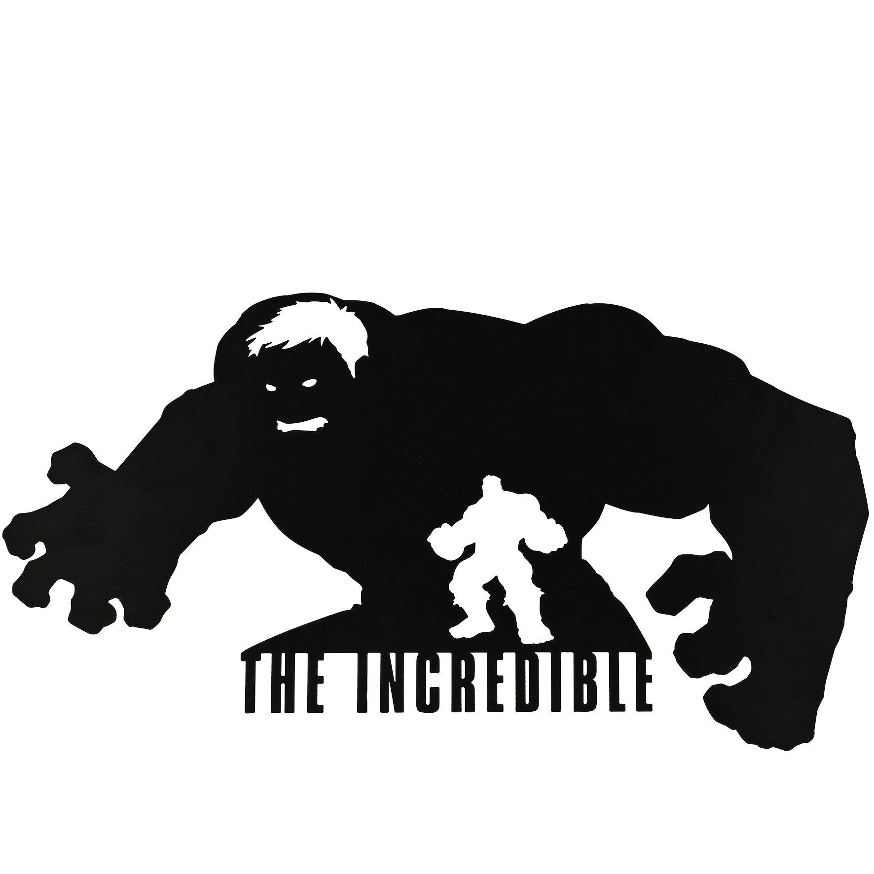 Black - Marvel - Marvel The Avengers Hulk Wall Plaque - 2