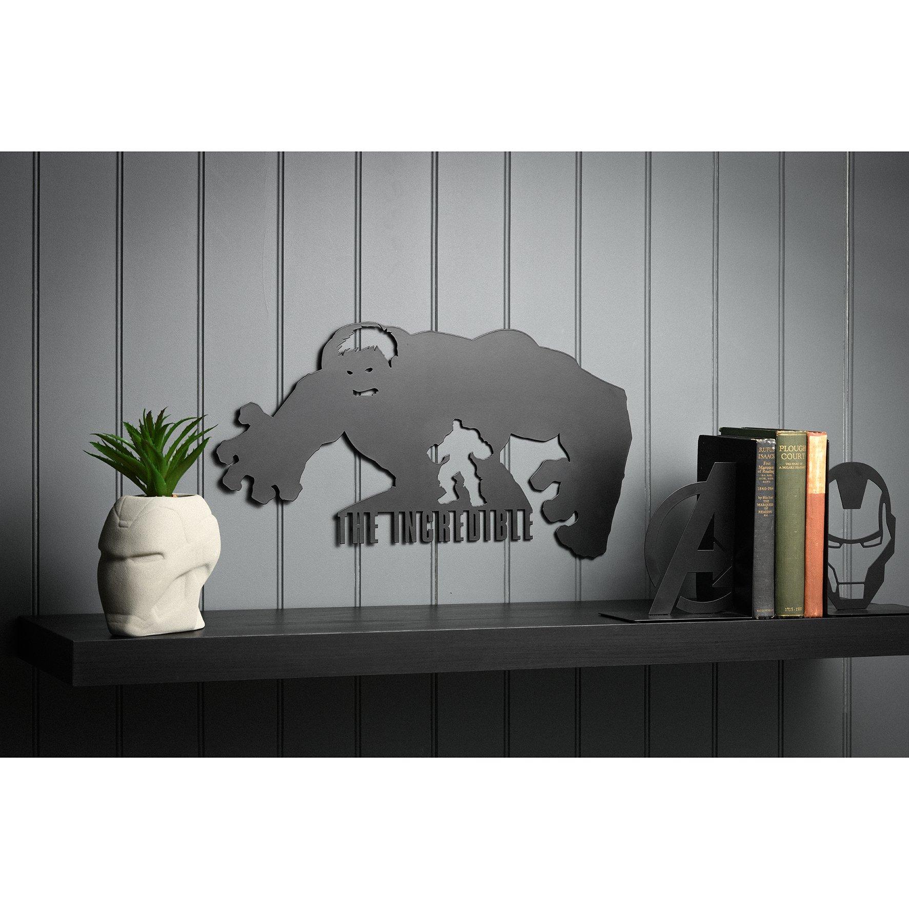 Black - Marvel - Marvel The Avengers Hulk Wall Plaque - 4