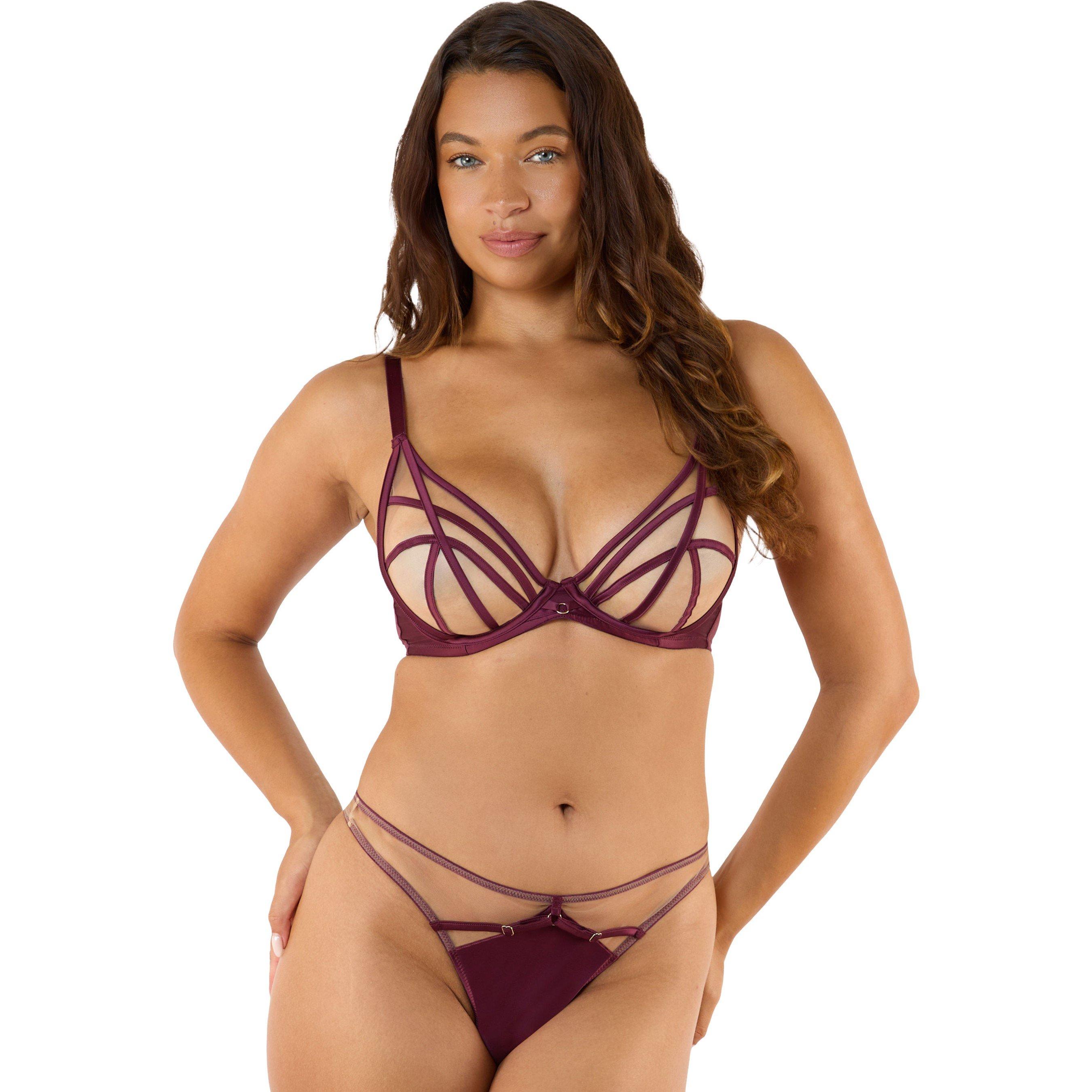 Wine - Playful Promises - Ramona Wine Thong - 1