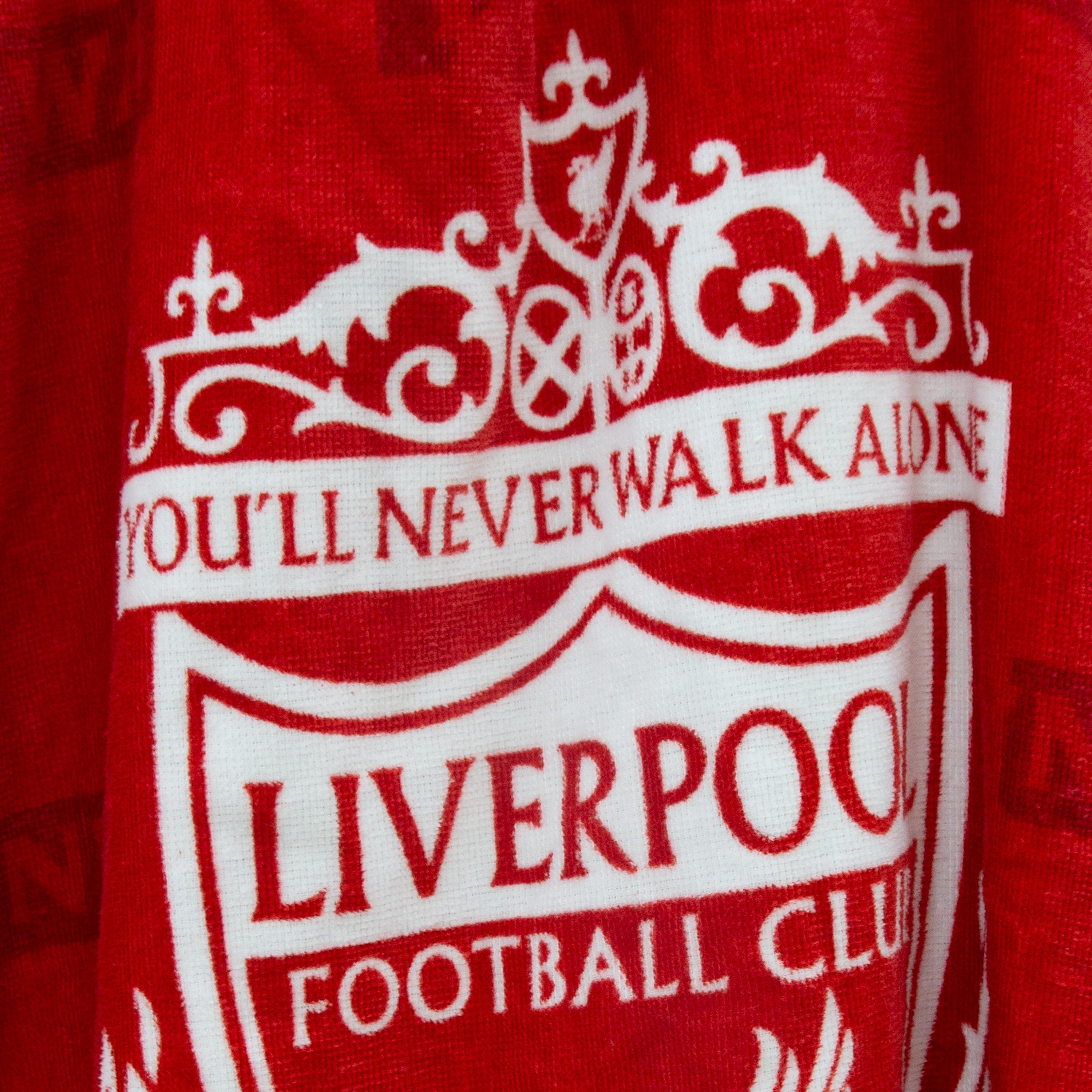 Red - Liverpool FC - Liverpool FC Boots Medium Poncho Towel - 8