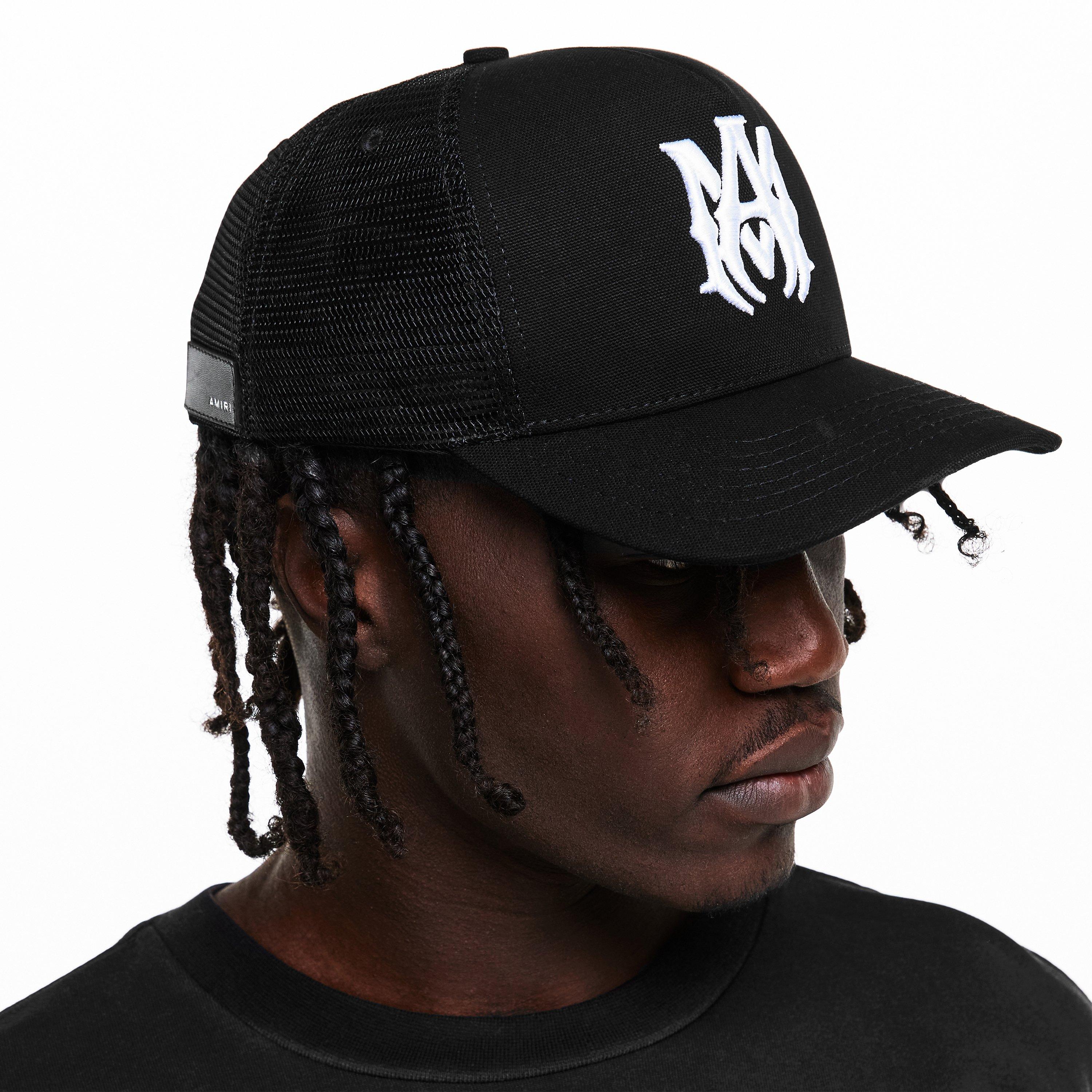 Black/White - Amiri - Men's Trucker Cap - 3