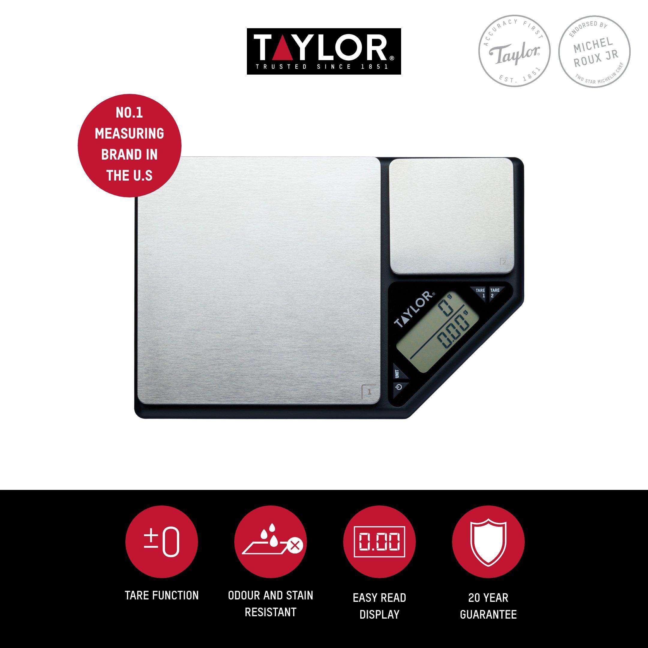 Silver - Taylor - Taylor Pro Dual Platform Digital Dual 5Kg - 2