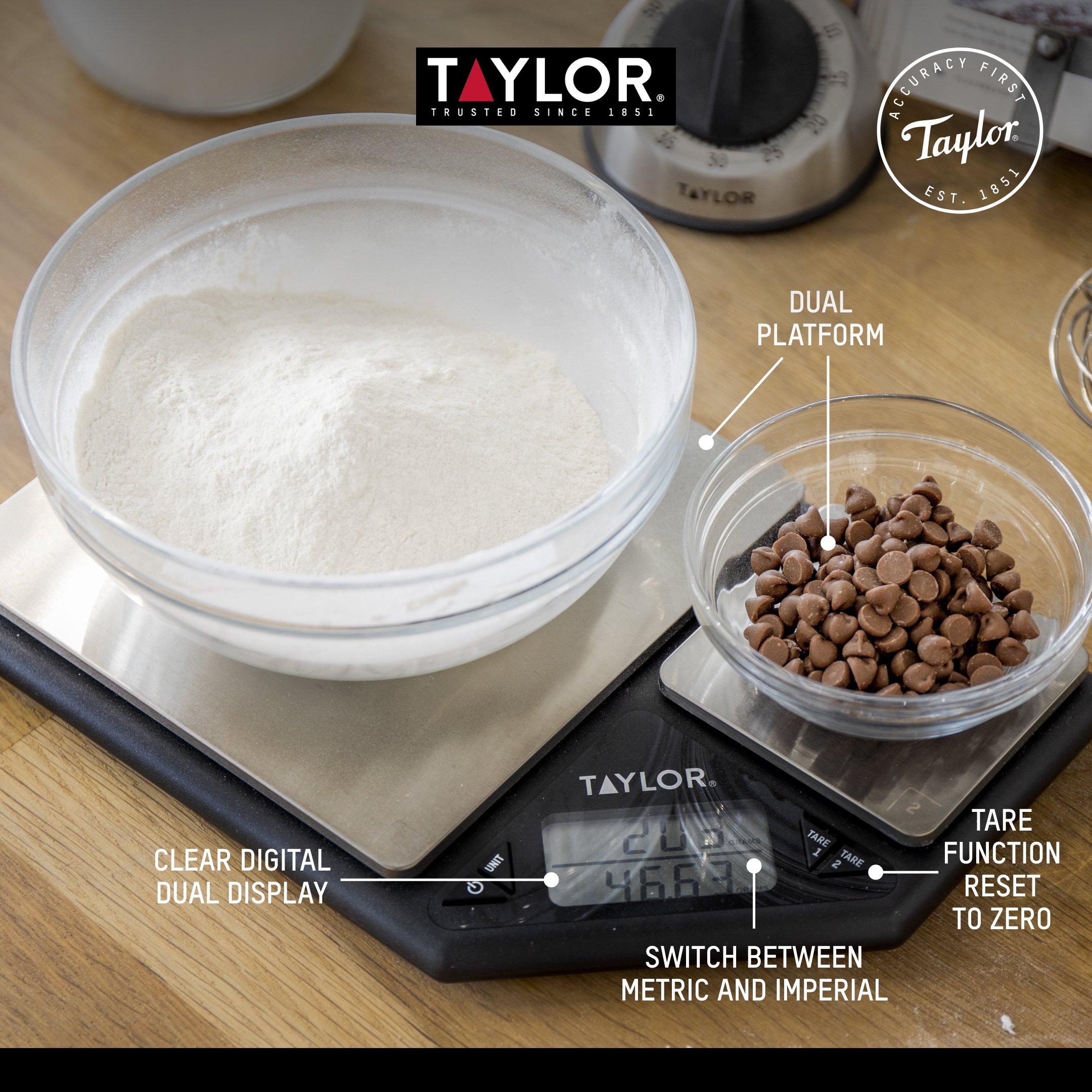 Silver - Taylor - Taylor Pro Dual Platform Digital Dual 5Kg - 4