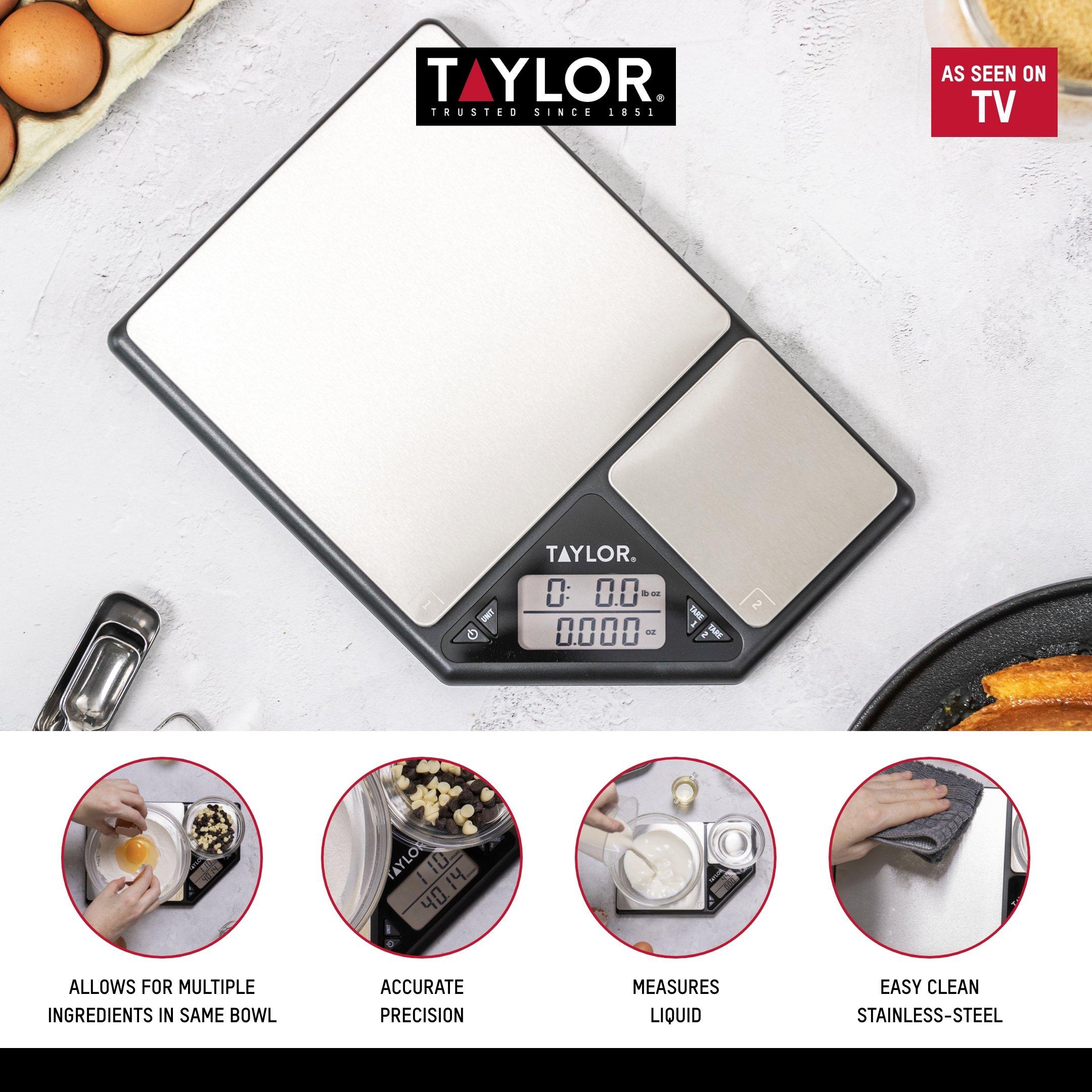 Silver - Taylor - Taylor Pro Dual Platform Digital Dual 5Kg - 5