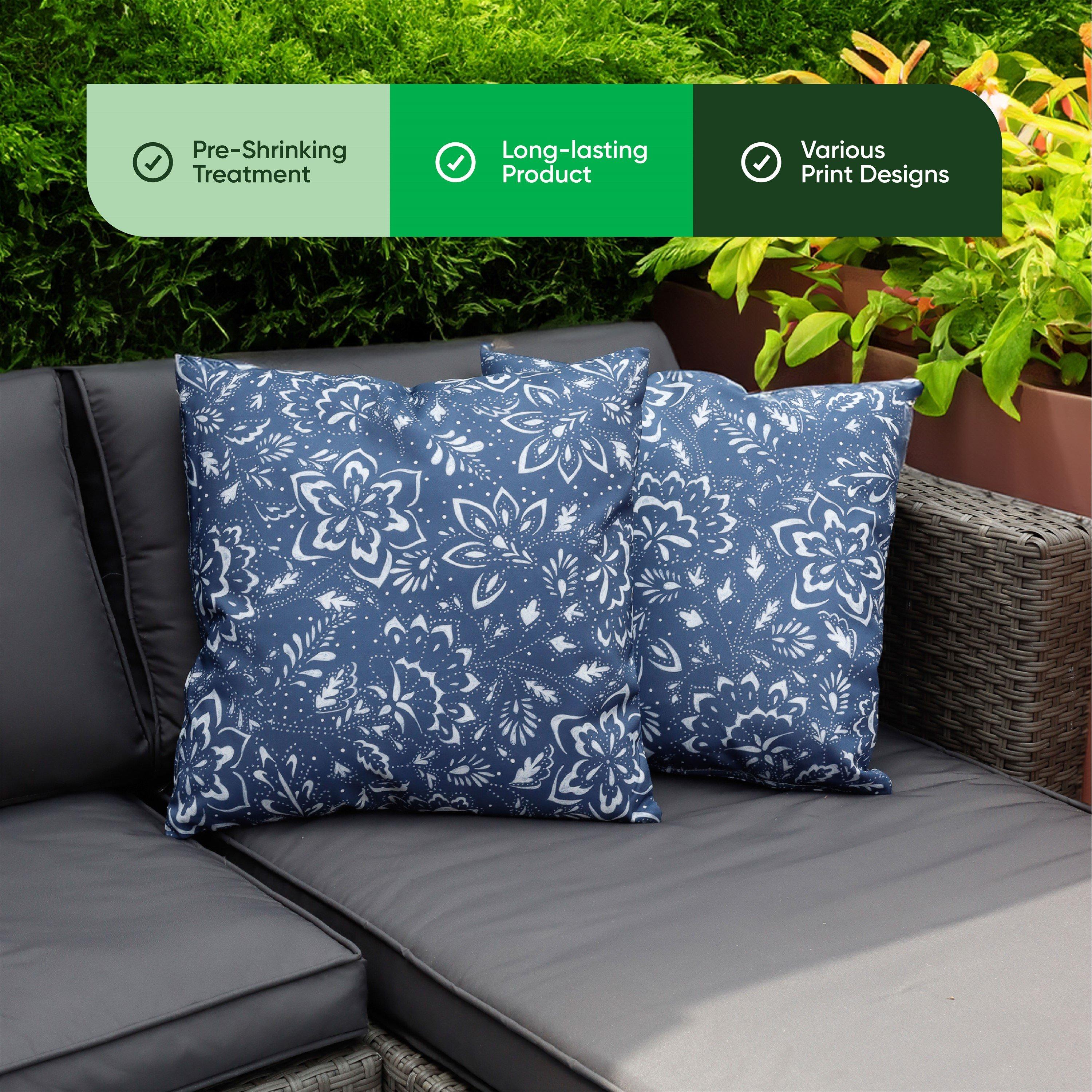 Blue - Streetwize - Decorative Hampton Scatter Cushion Covers - 3