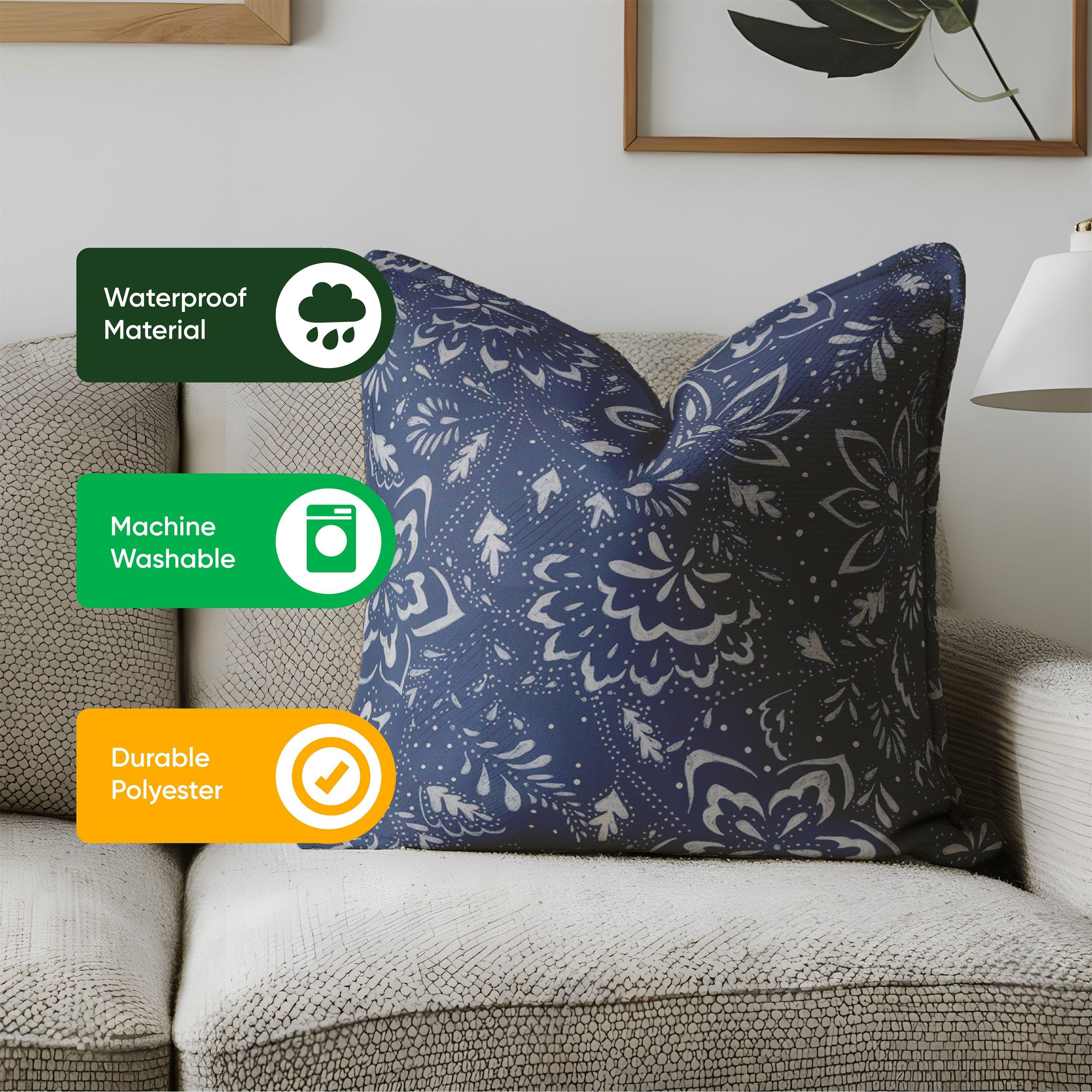 Blue - Streetwize - Decorative Hampton Scatter Cushion Covers - 5