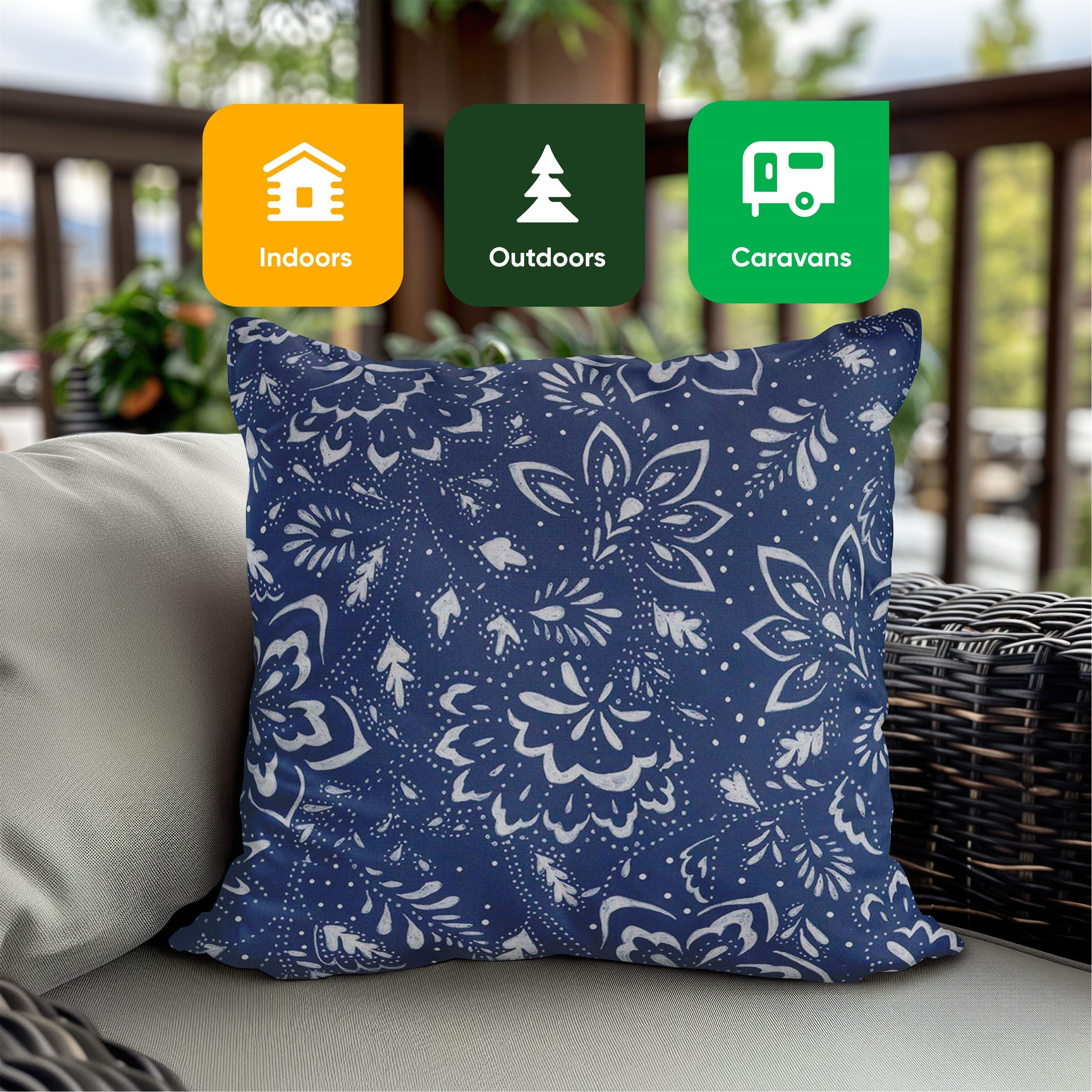 Blue - Streetwize - Decorative Hampton Scatter Cushion Covers - 6
