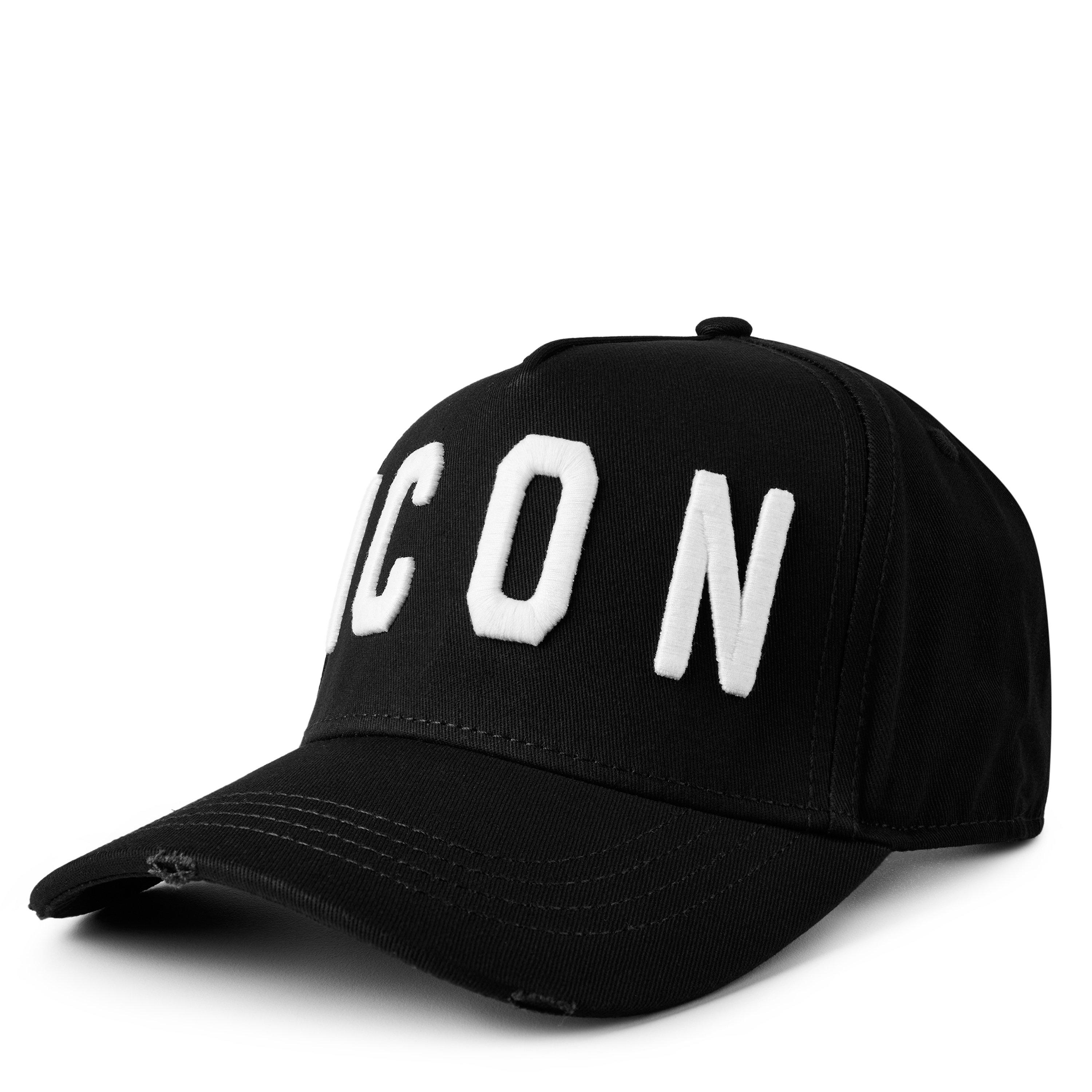 Black/White - DSquared2 - Icon Baseball Cap - 1