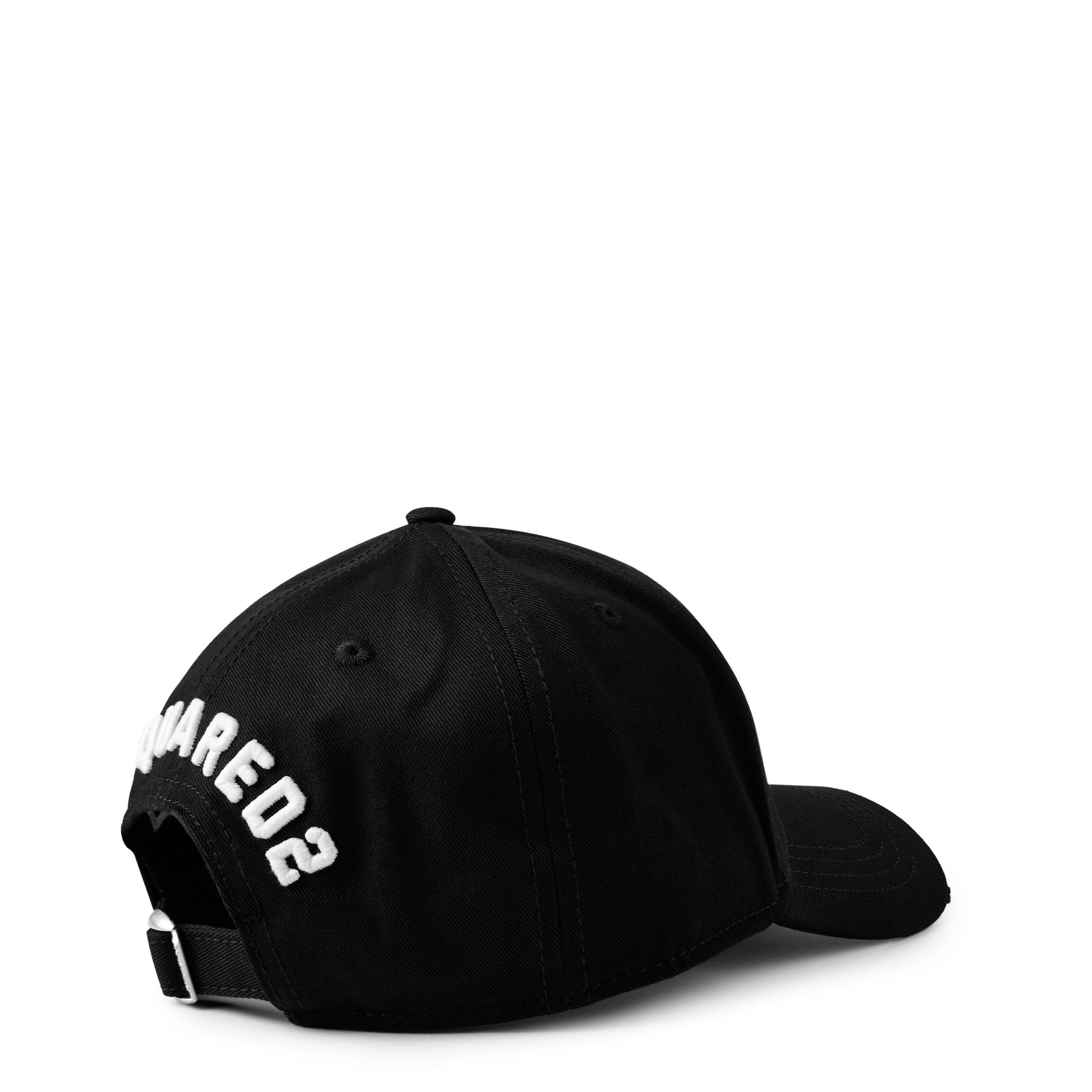 Black/White - DSquared2 - Icon Baseball Cap - 3