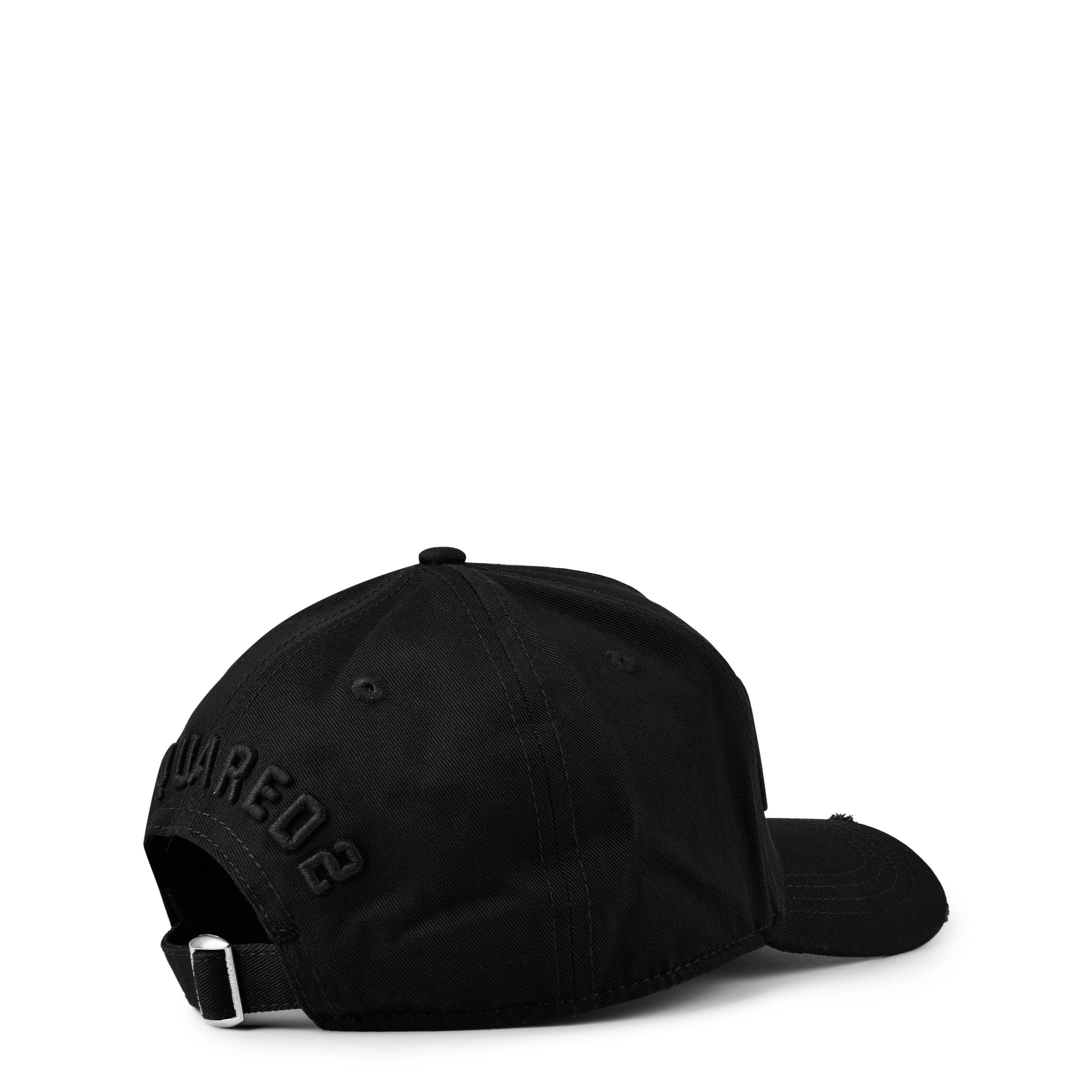Black/Black - DSquared2 - Icon Baseball Cap - 3