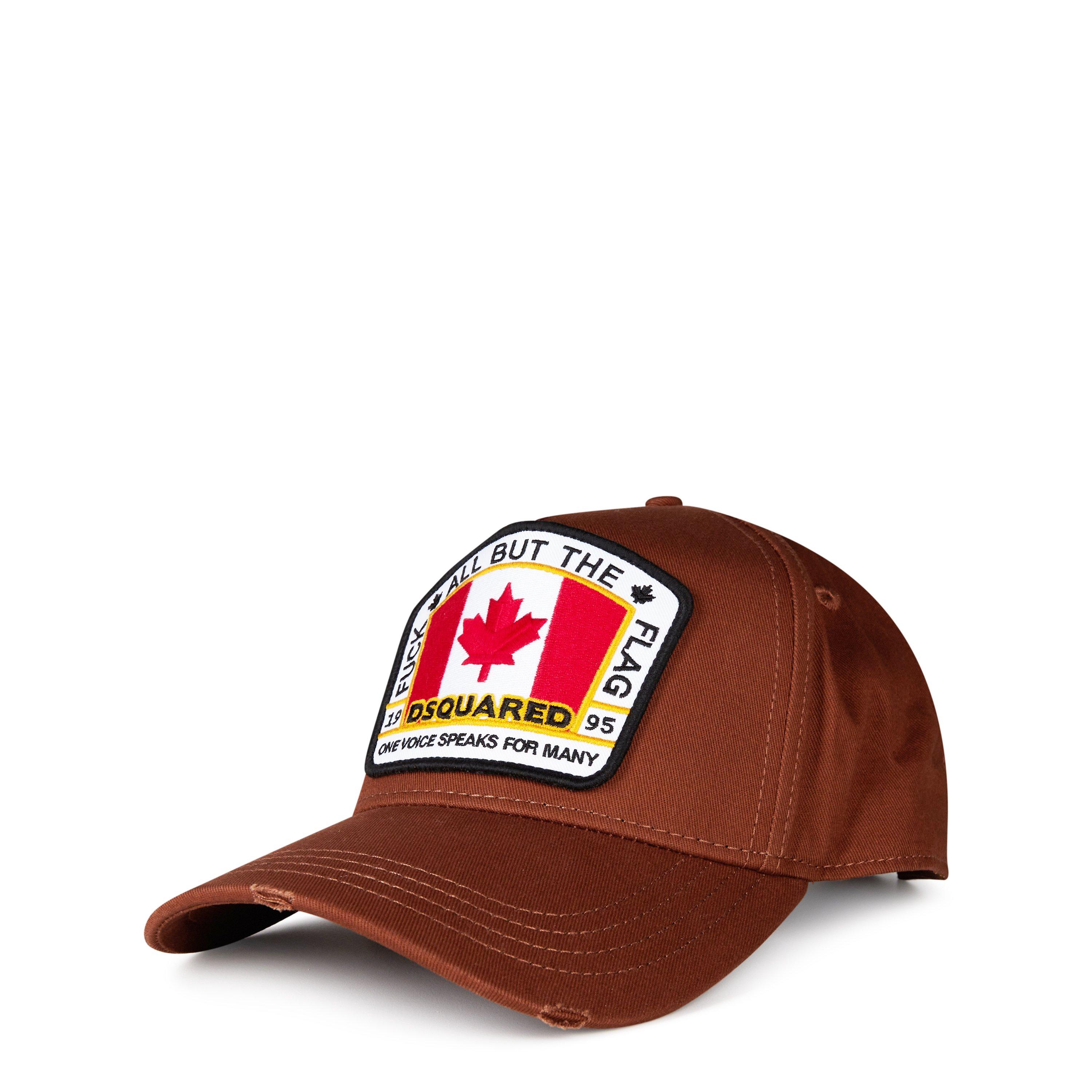 Brown - DSquared2 - Flag Logo Cap - 1