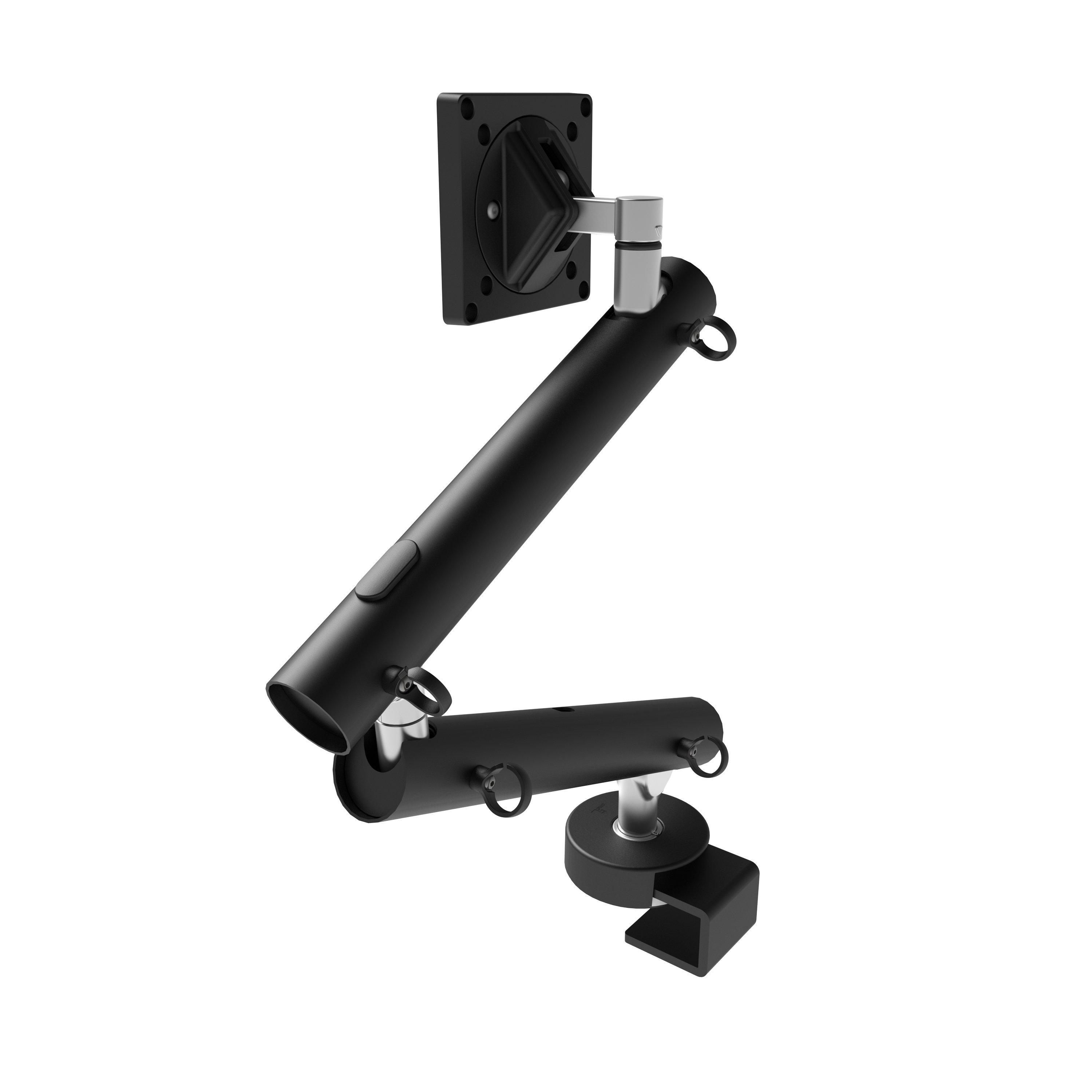 Black - CMD - Miro Dynamic Multi Position Monitor Arm Black - 3