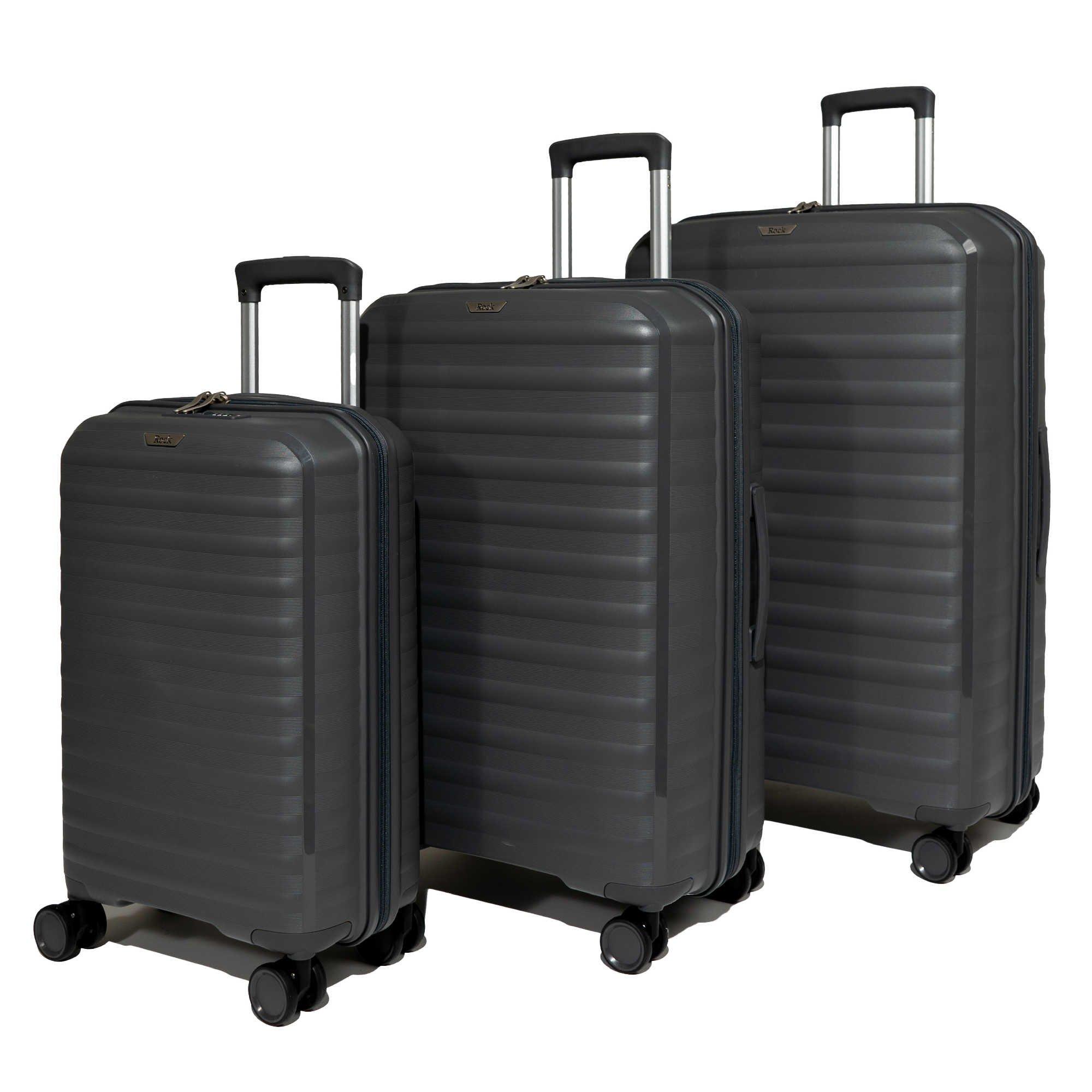 Rock  Oslo Suitcase Charcoal - Large