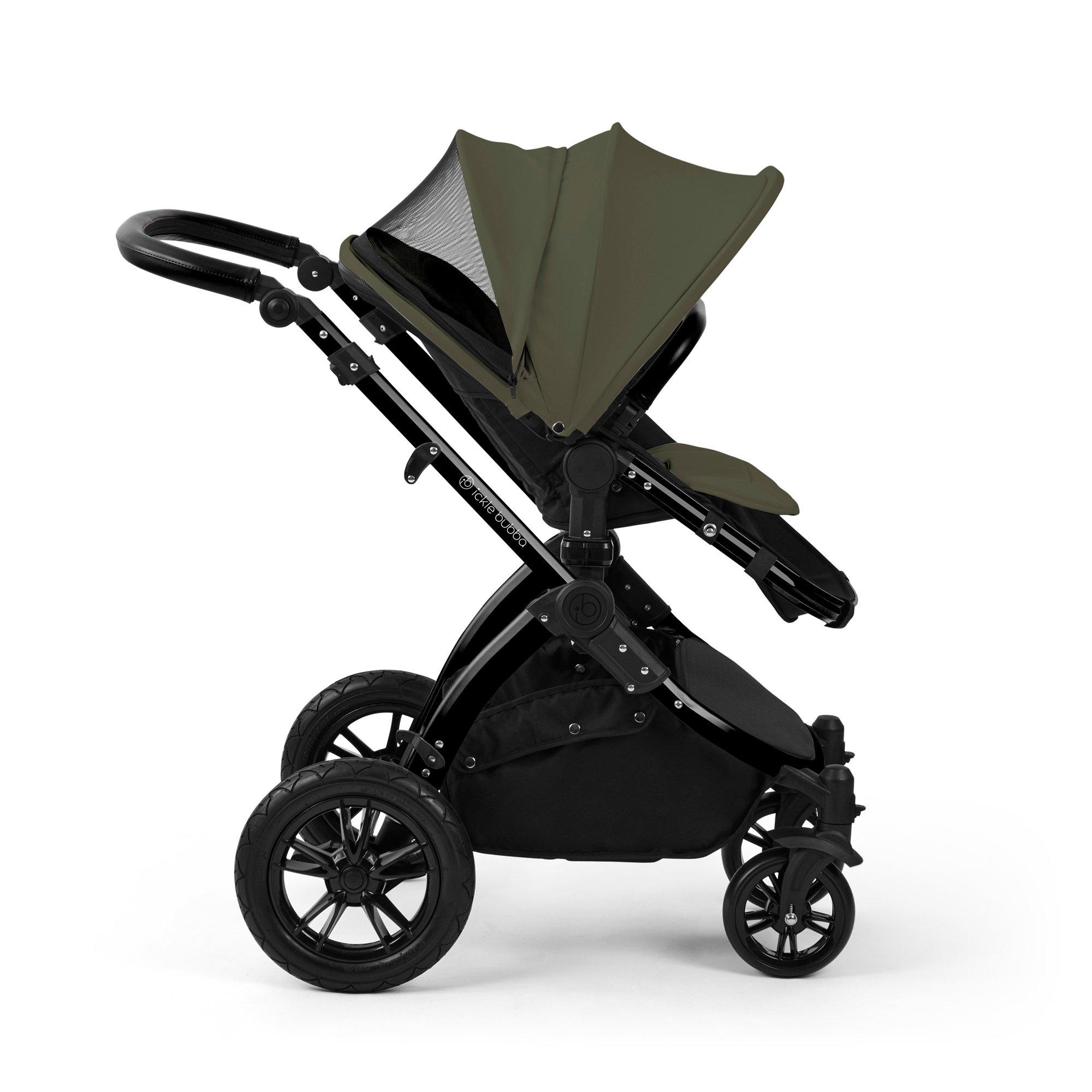 Black / Woodlan - Ickle Bubba - Stomp Luxe 12pc Travel System - 3