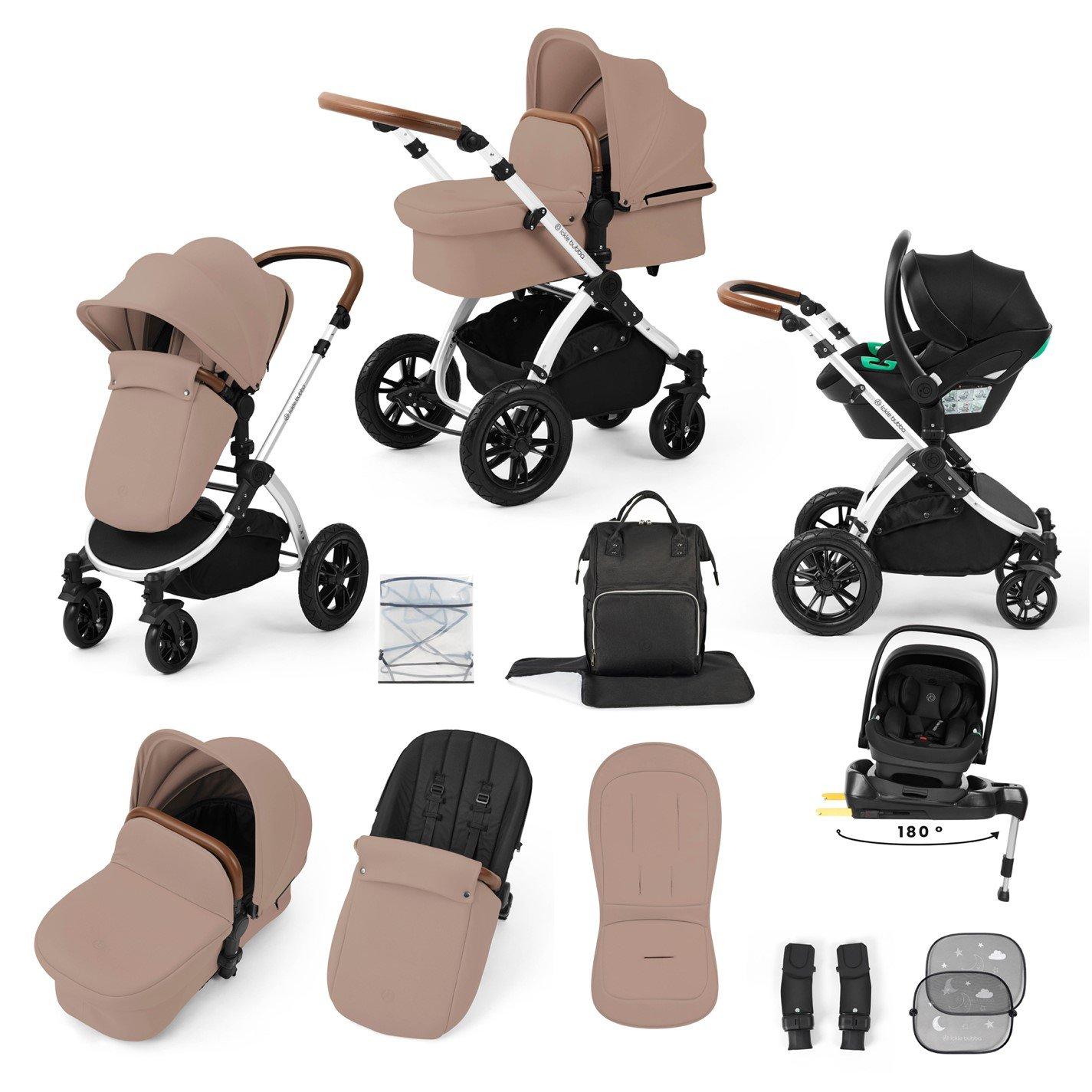Ickle Bubba Stomp Luxe 12Pc Travel System Silver / Desert / Tan One - Image 4