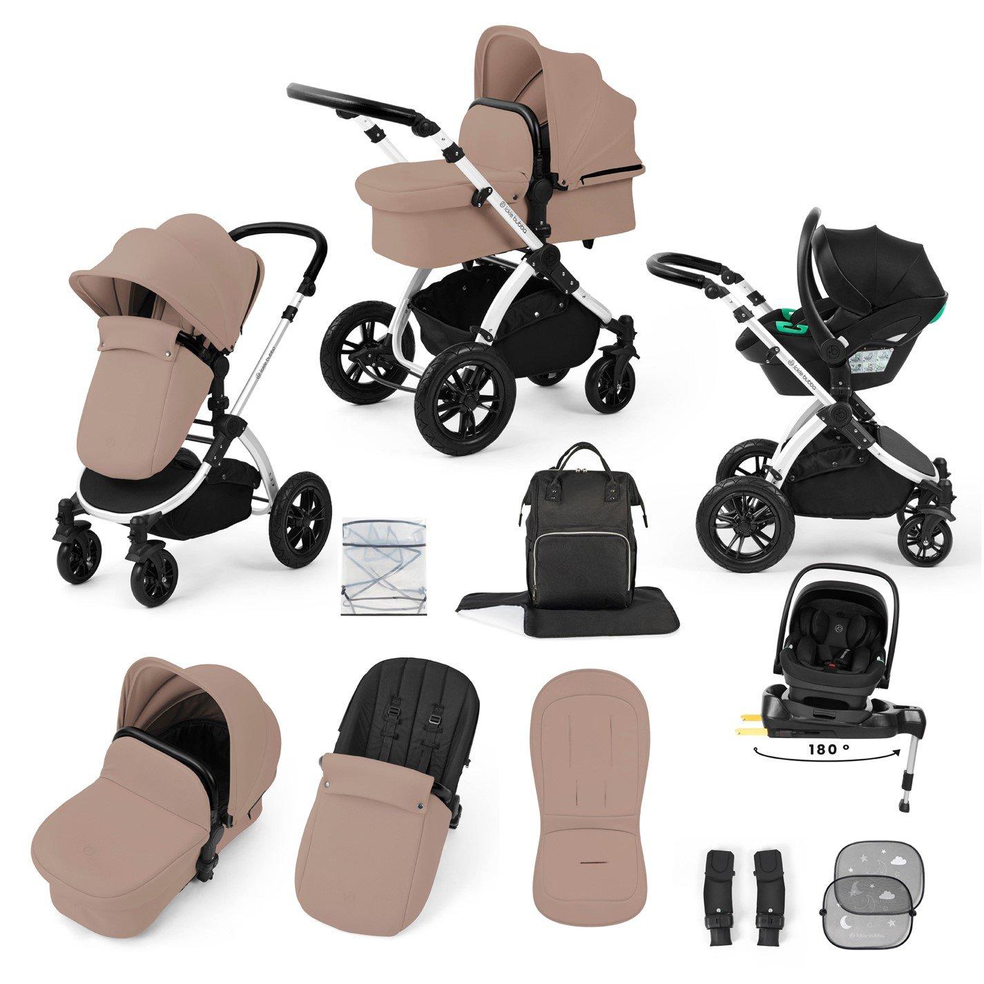 Ickle Bubba  Newborn Stomp Luxe 12Pc Travel System - /Desert Silver/Desert - one
