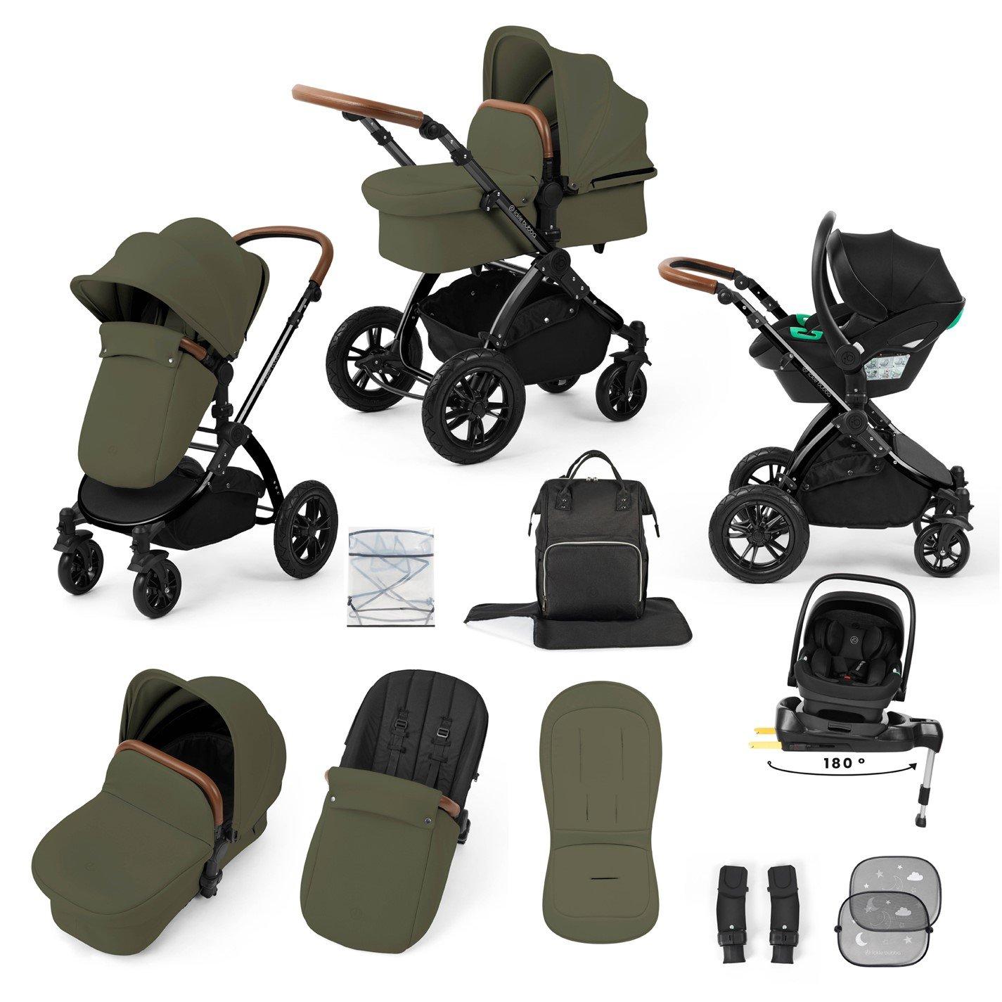 Charcoal Grey / - Ickle Bubba - Stomp Luxe 12pc Travel System - 1