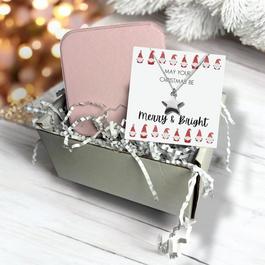 Aye Do Merry & Bright XmasGiftHamper Star Neck & Jewl Box