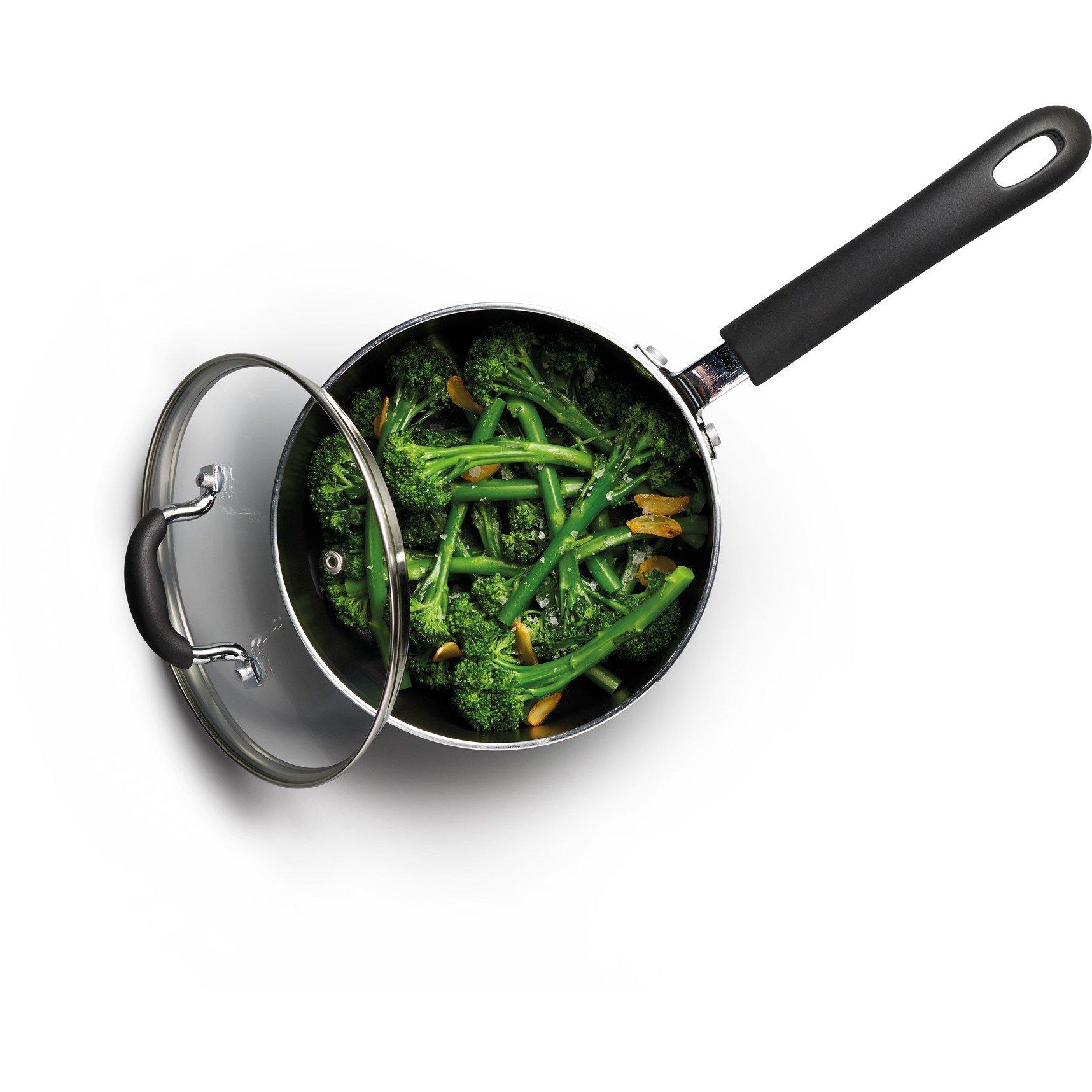 Black - MasterClass - Non-Stick Heavy Duty Saucepan 20cm - 2