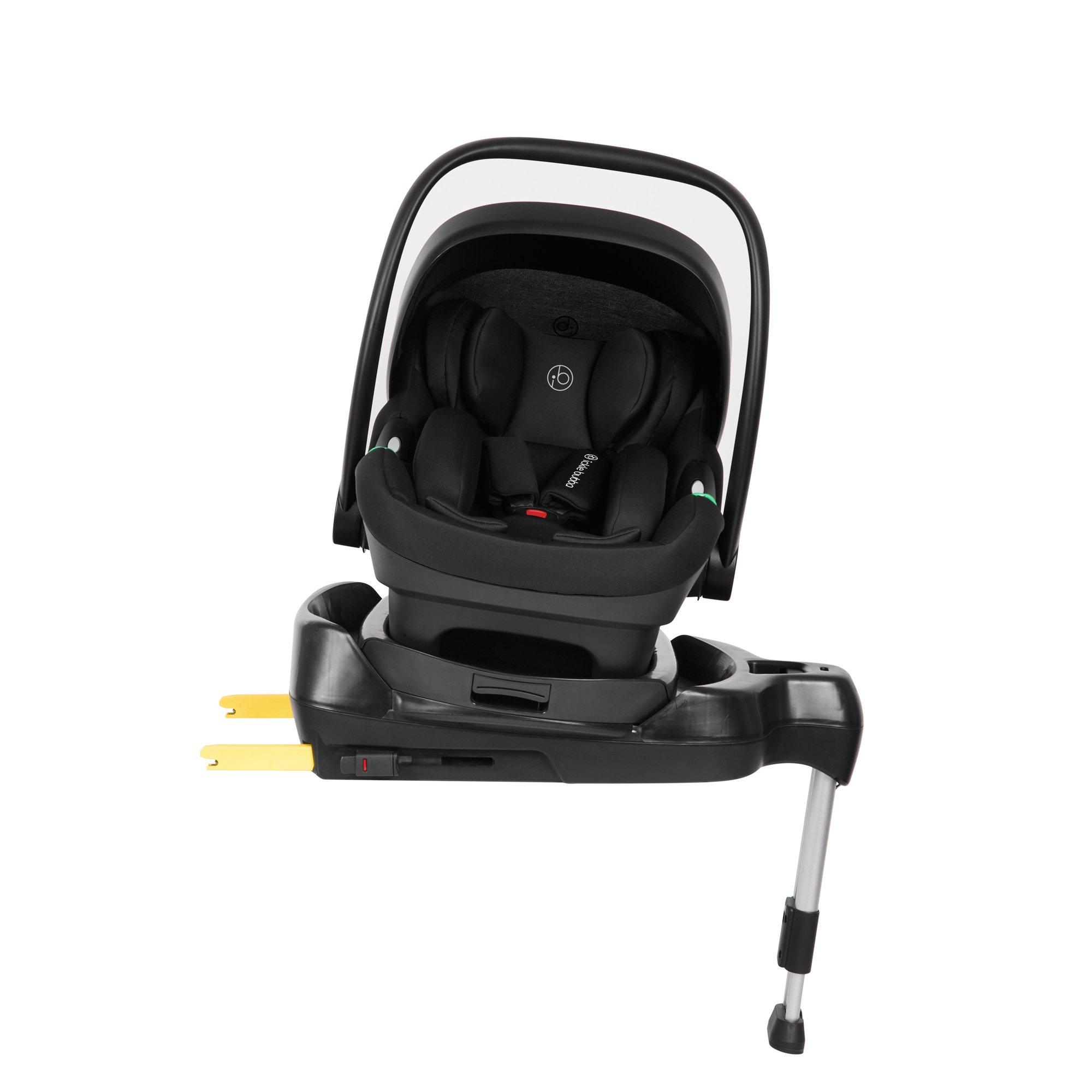 Black - Ickle Bubba - Nimbus i-Size Car Seat & Spin ISOFIX Base - 3
