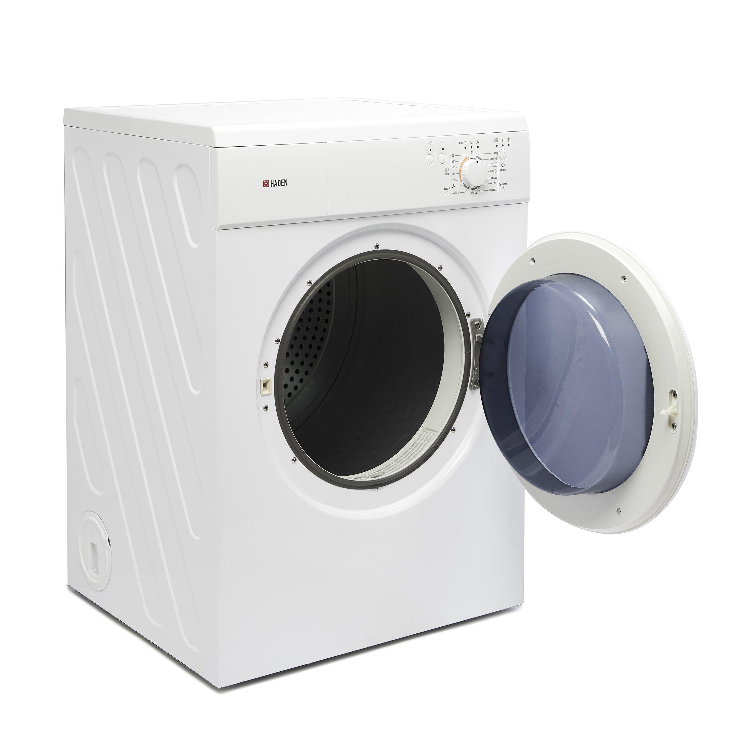 White - Haden - HVT7W -  7kg Vented tumble dryer - 2