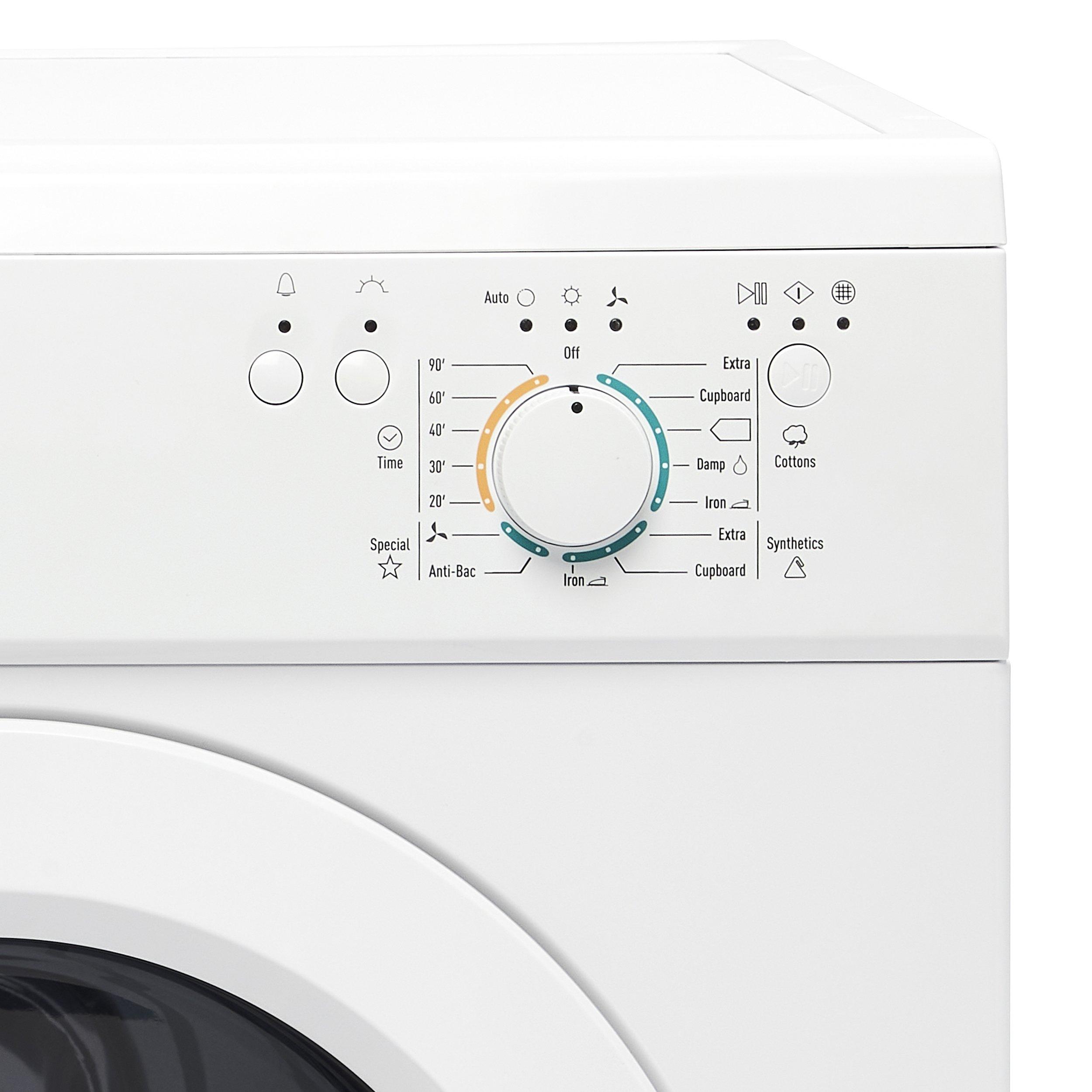White - Haden - HVT7W -  7kg Vented tumble dryer - 3