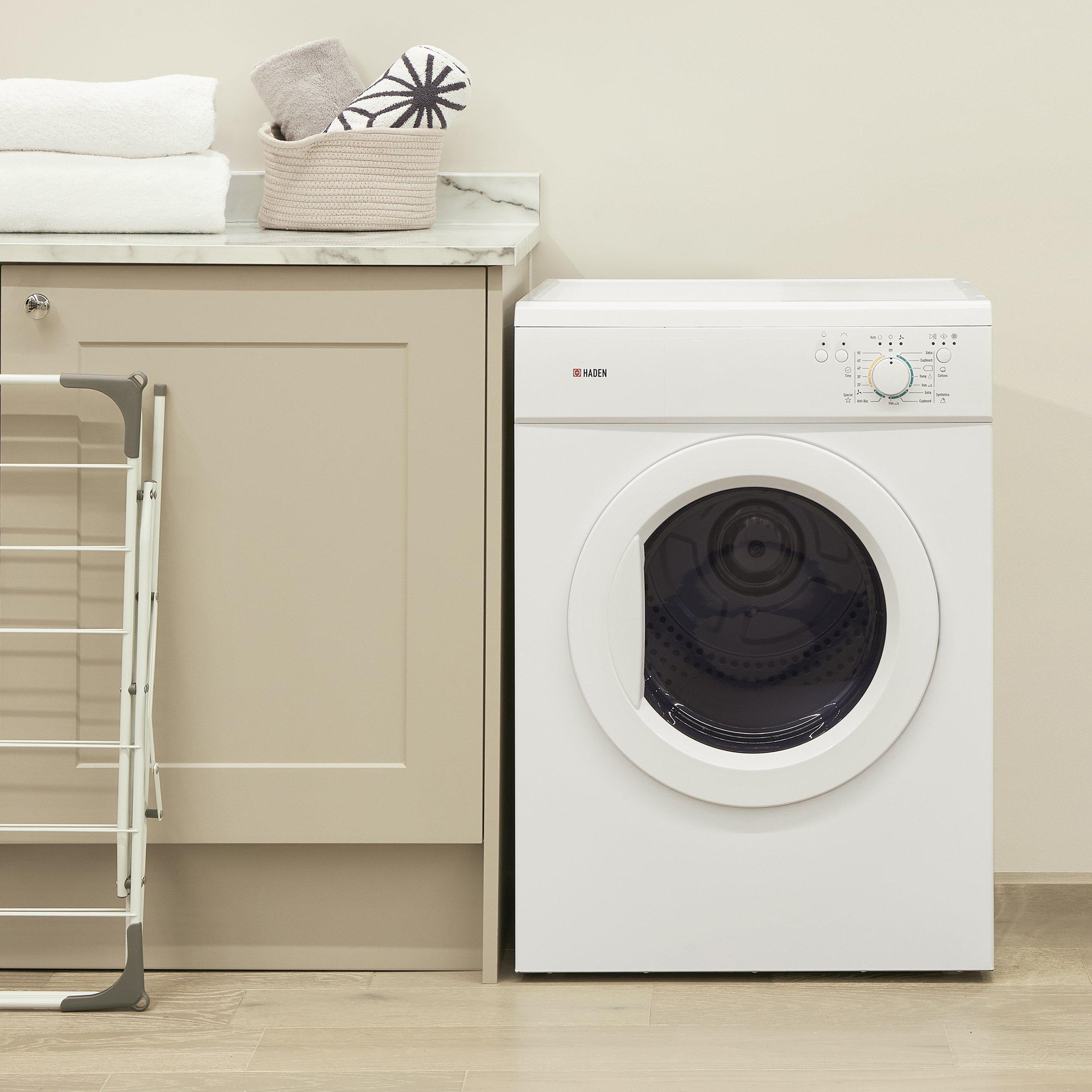 White - Haden - HVT7W -  7kg Vented tumble dryer - 4