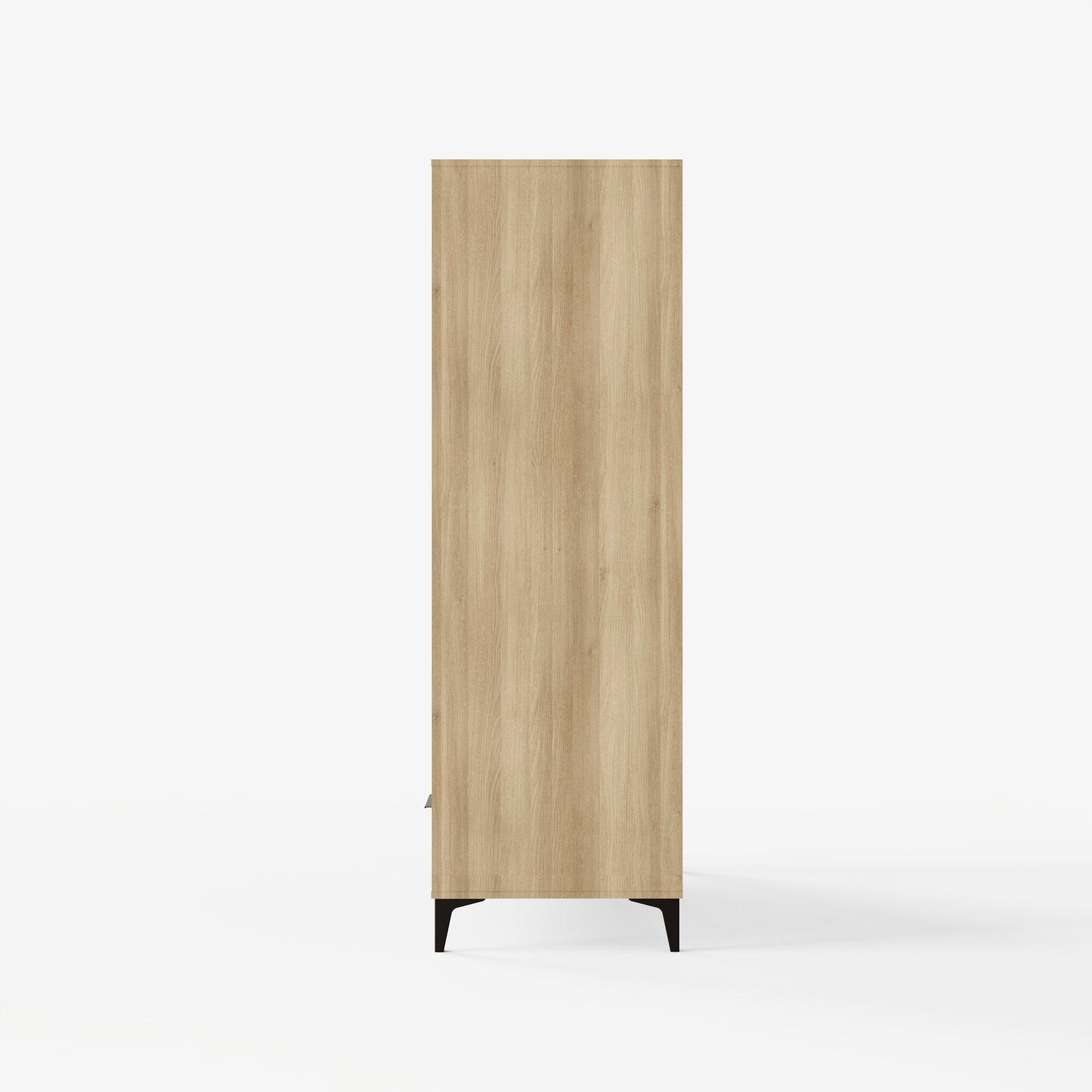 Oak - GFW - Ezra 2 Door 1 Drawer Wardrobe - 6