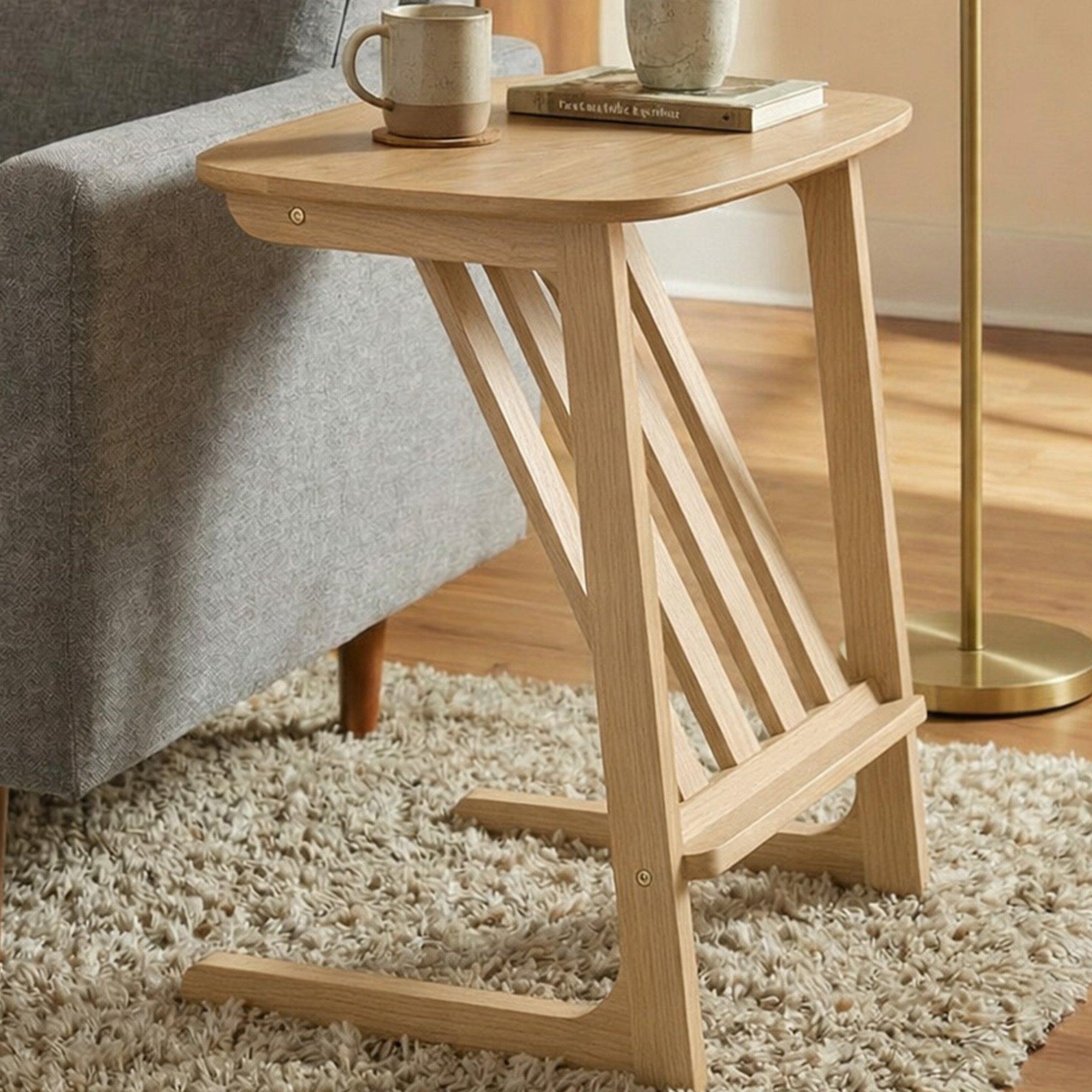 Walnut - Greenhurst - End Table with Magazine rack - 1