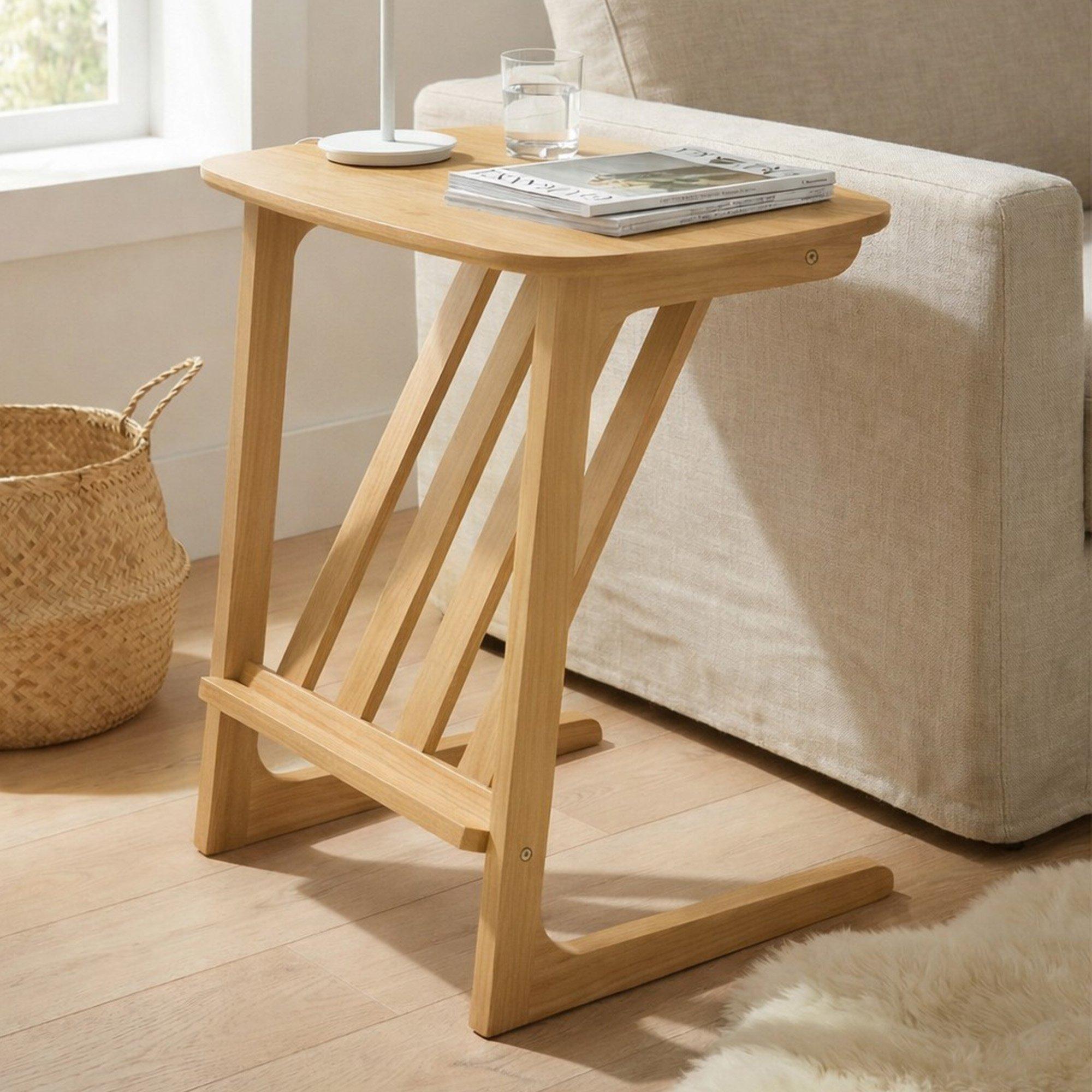 Walnut - Greenhurst - End Table with Magazine rack - 2