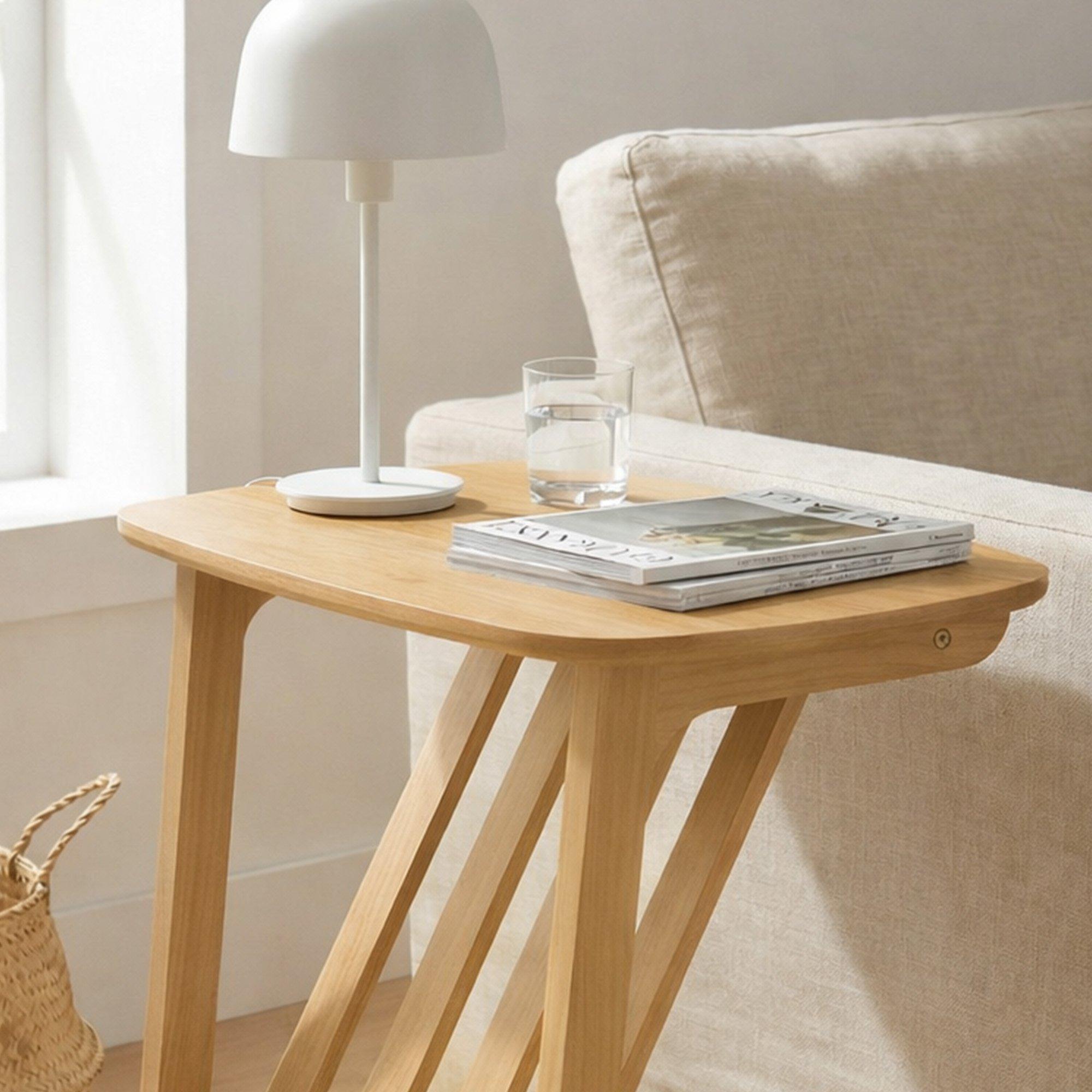 Walnut - Greenhurst - End Table with Magazine rack - 6