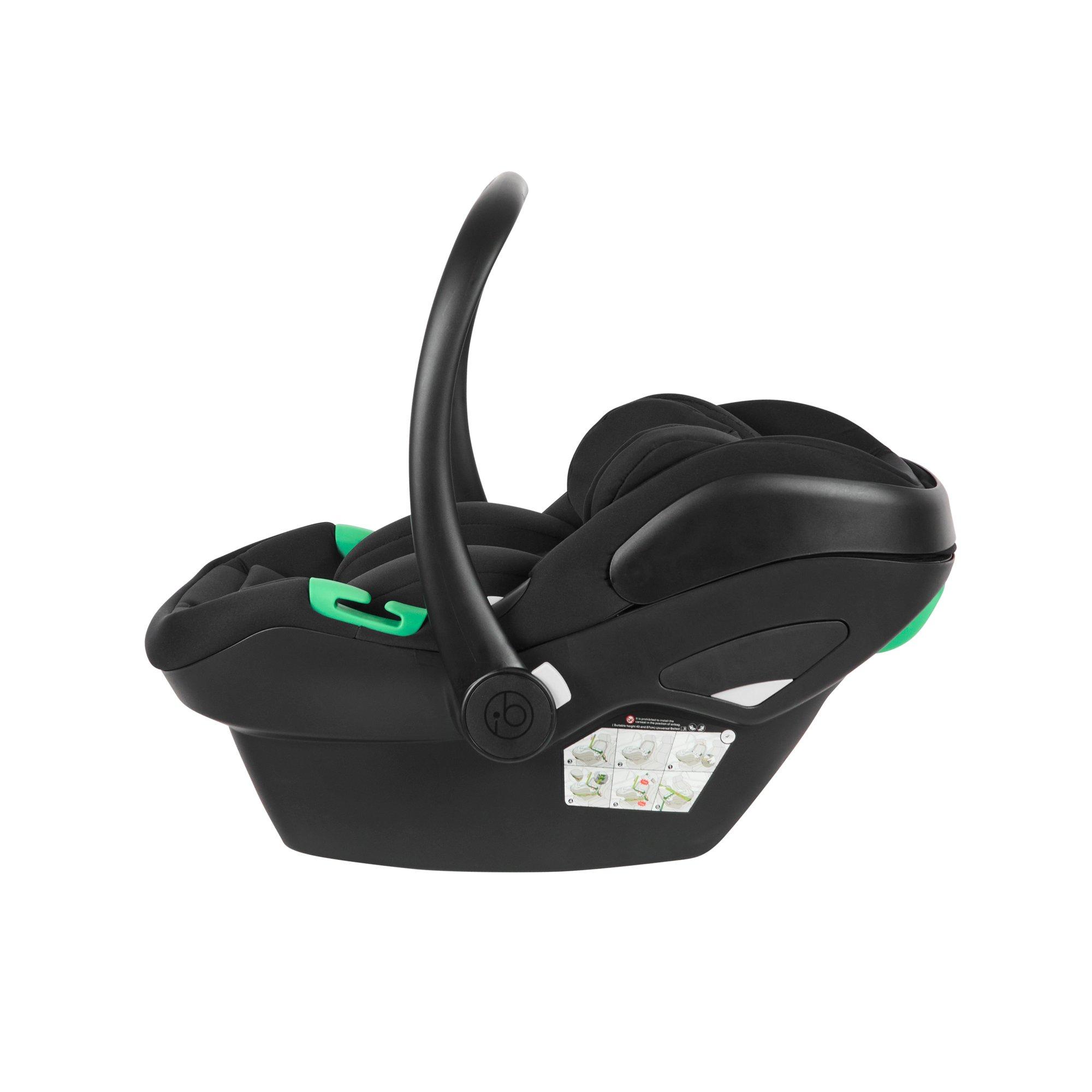 Black - Ickle Bubba - NIMBUS i-SIZE CAR SEAT - 4