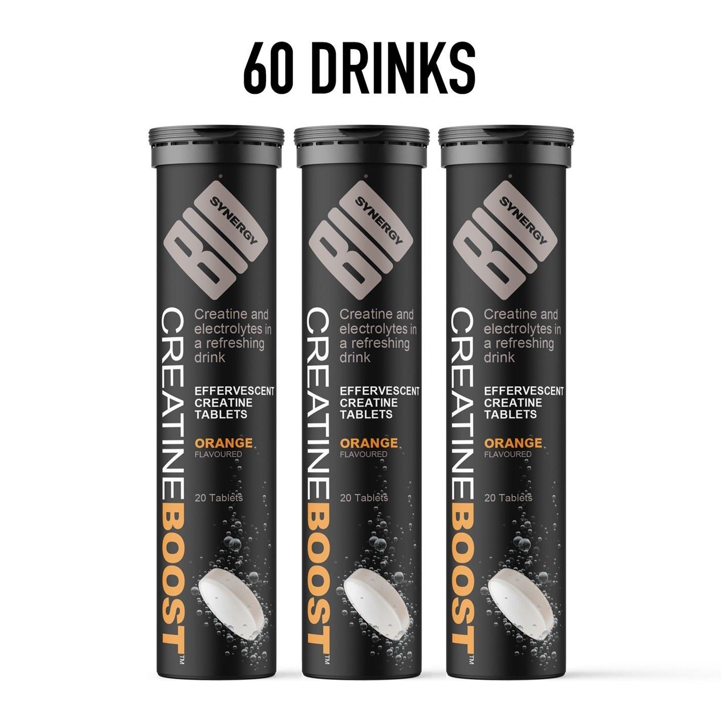 Bio-Synergy  Creatine Boost Effervescent Orange - 3 X 20 Serv - Citrus - 60s