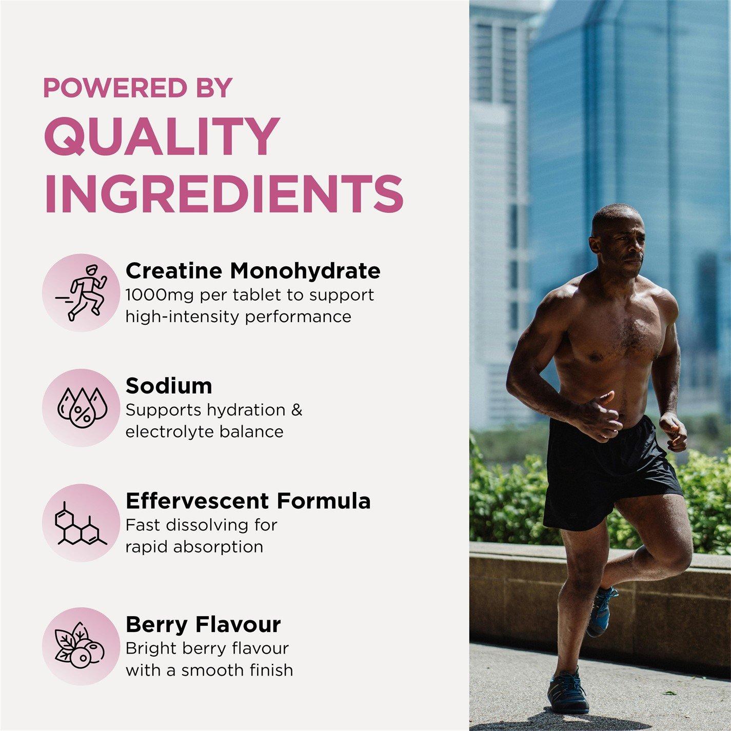 Citrus - Bio-Synergy - Creatine Boost Effervescent Berry -  3  x 20 serve - 5