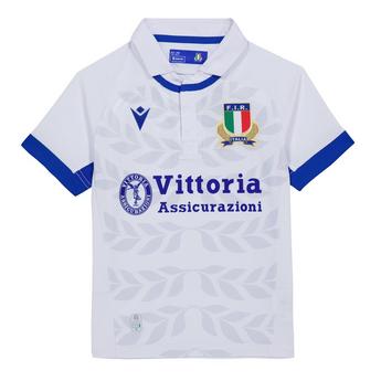 Macron Italy Rugby Away Shirt 2023 2024 Juniors