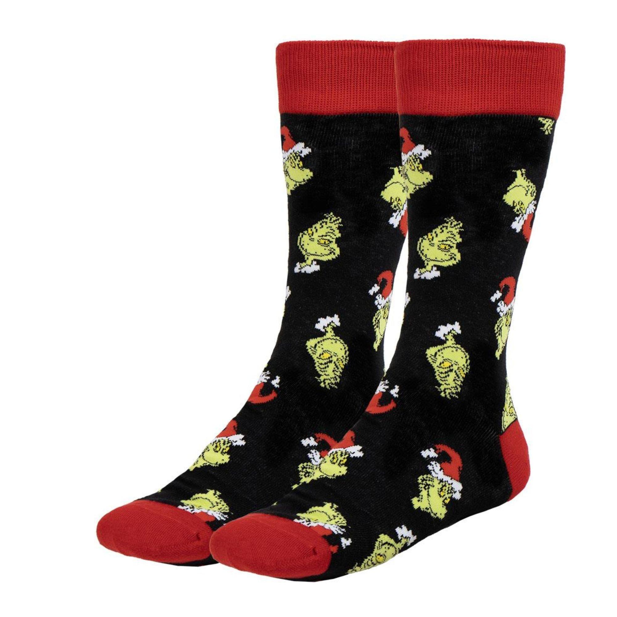 Multi - Grinch - Grinch Socks 3 Pack - 3