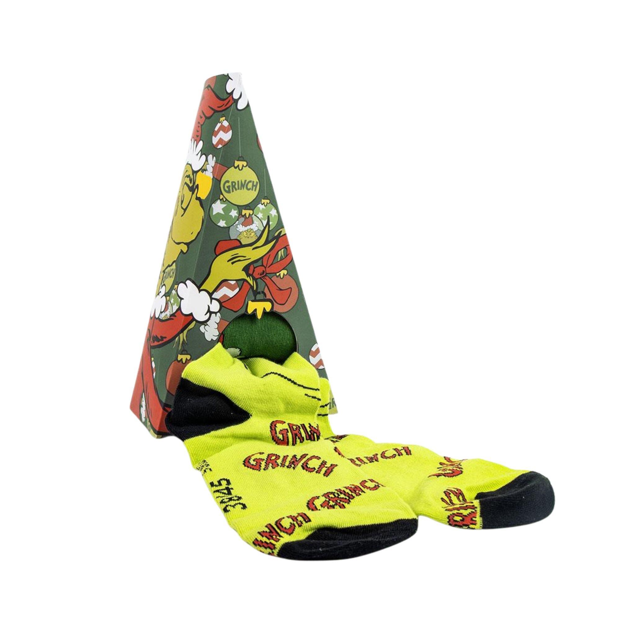 Multi - Grinch - Grinch Socks 3 Pack - 5