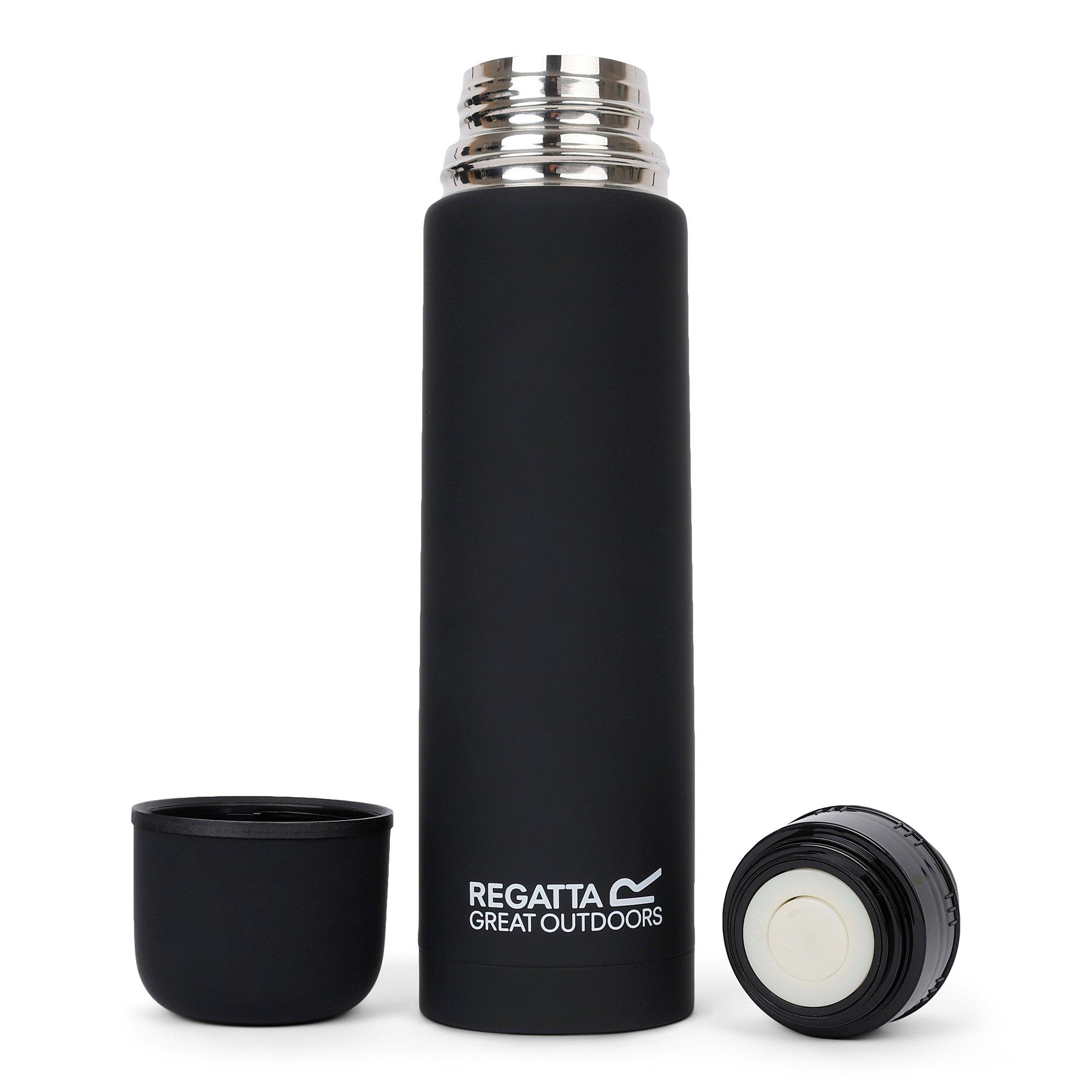 Black - Regatta - Insulated Vacuum 0.5L Leak-Proof Flask - 3