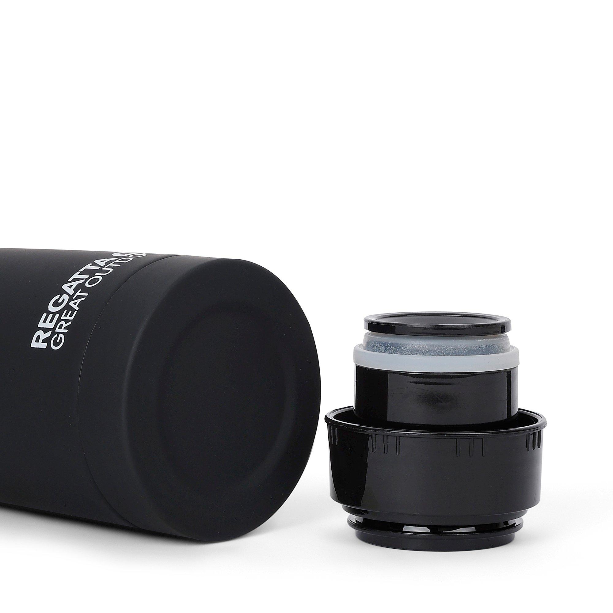 Black - Regatta - Insulated Vacuum 0.5L Leak-Proof Flask - 4