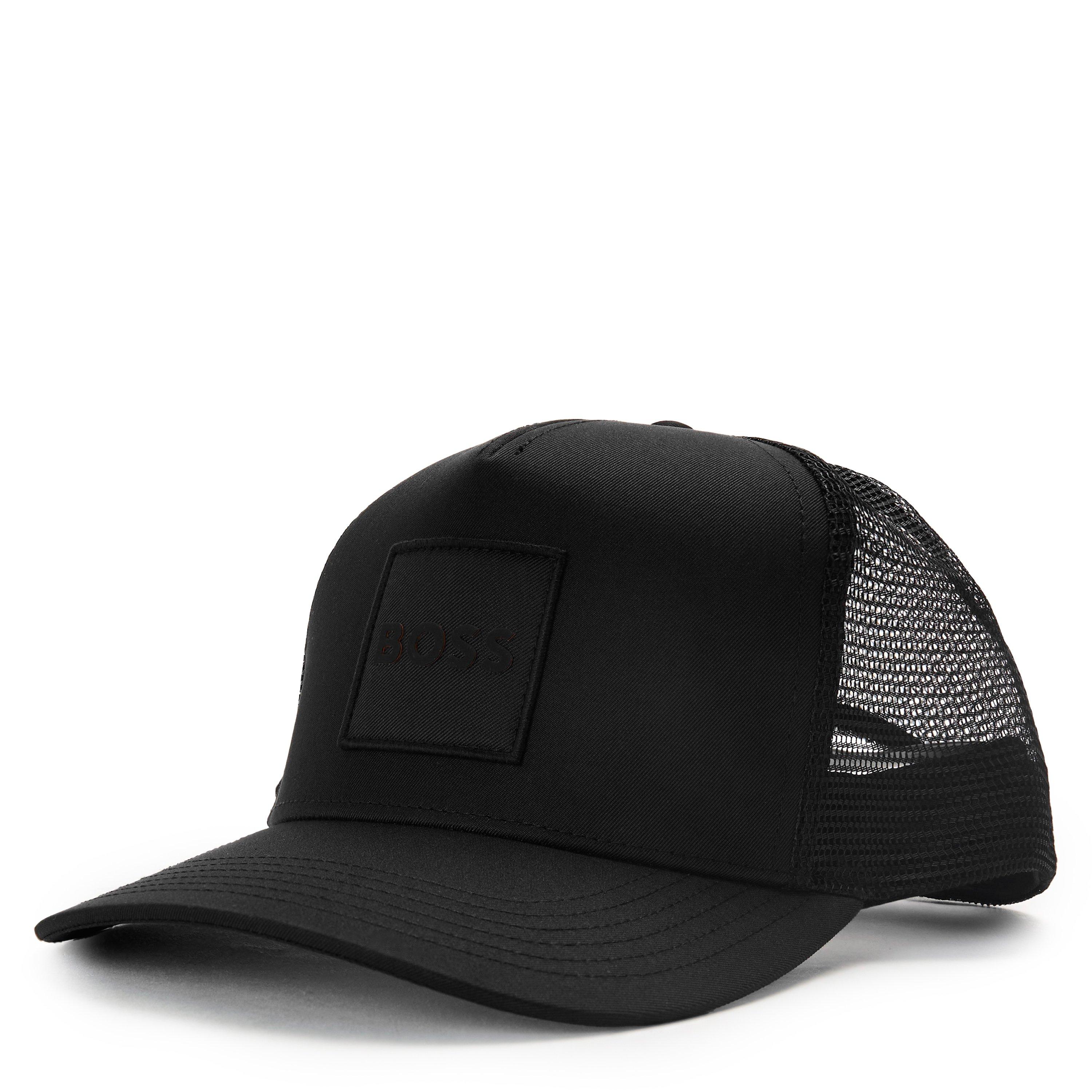 Black 001 - Boss - Mens BOSS Baseball Cap with Logo Detail (Elliot) - 1