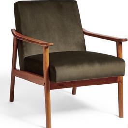 VonHaus VonHaus Fairfield Olive Green Lounge Chair