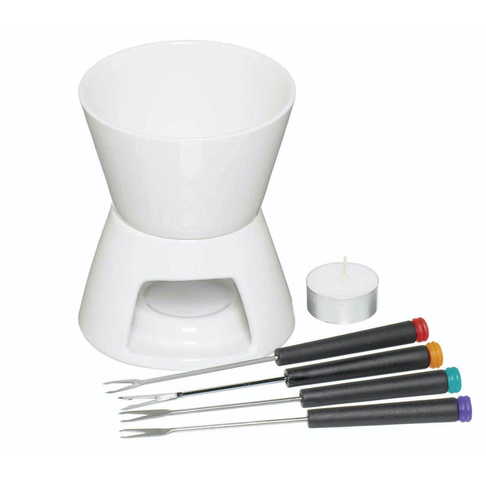 White - KitchenCraft - Chocolate Fondue Set - 1