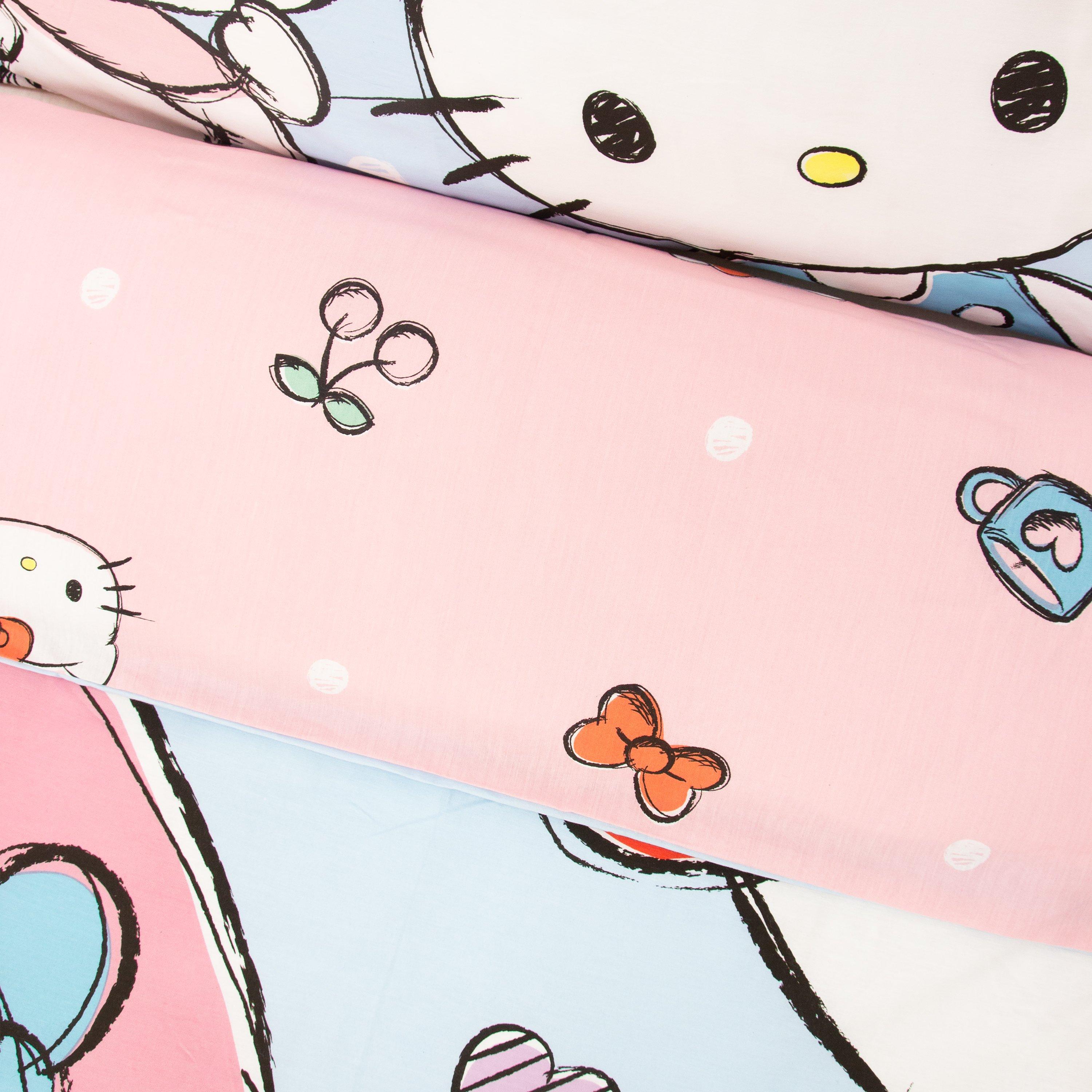 Multicolour - Hello Kitty - Hello Kitty & Friends Sugar Single Duvet - 8