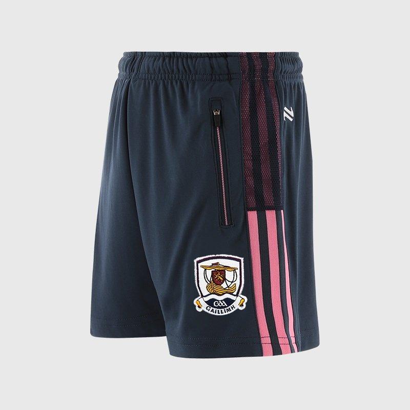 Navy/Pink/White - ONeills - Galway Nepal Poly Shorts Ladies