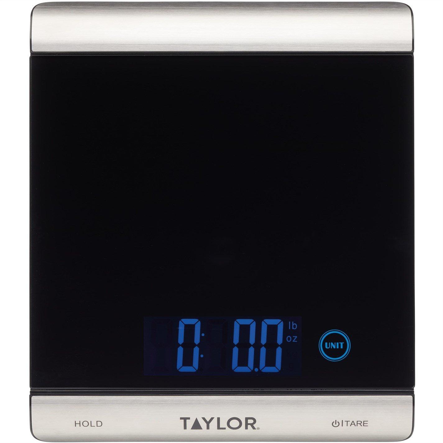 Black - Taylor - Taylor Pro Digital 15Kg Kitchen Scales - 1