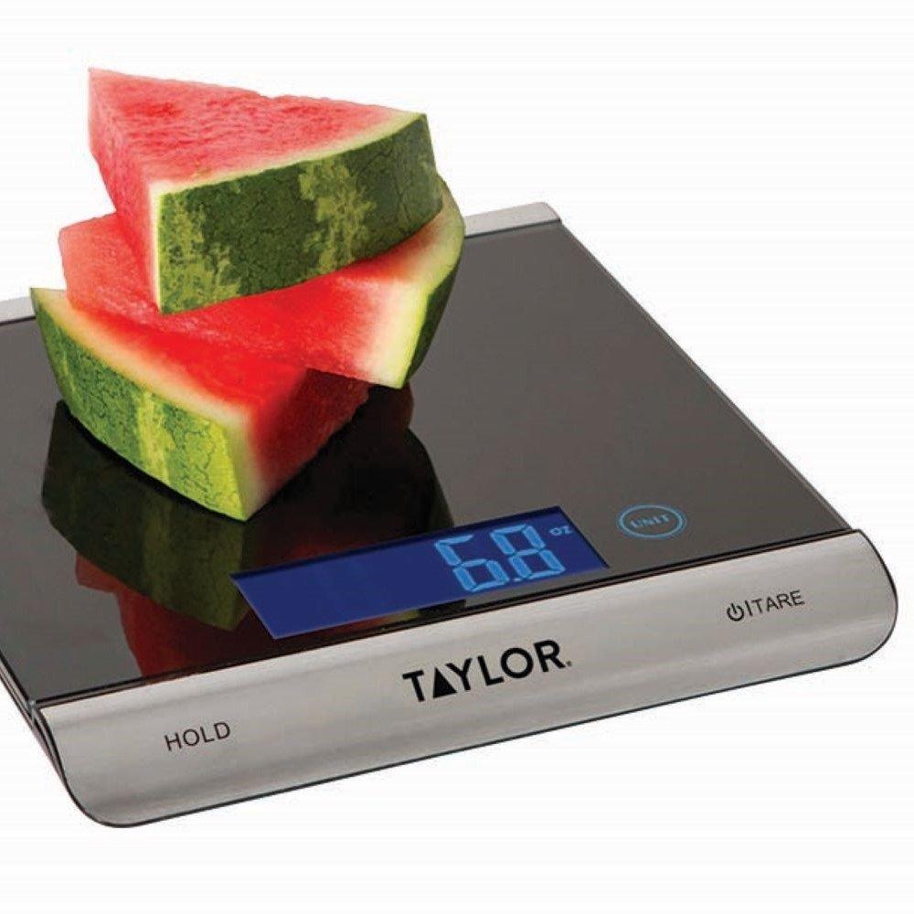 Black - Taylor - Taylor Pro Digital 15Kg Kitchen Scales - 3