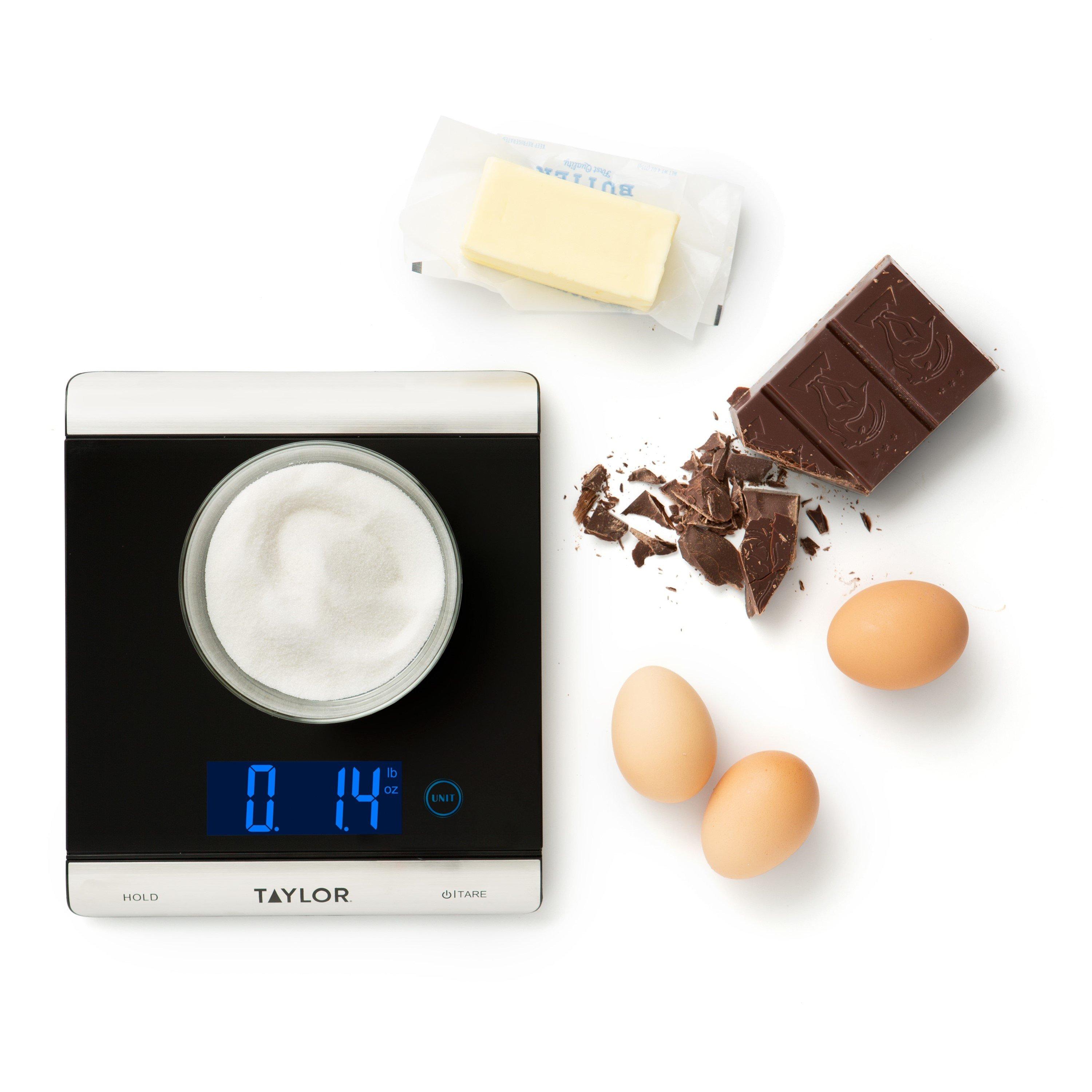 Black - Taylor - Taylor Pro Digital 15Kg Kitchen Scales - 4